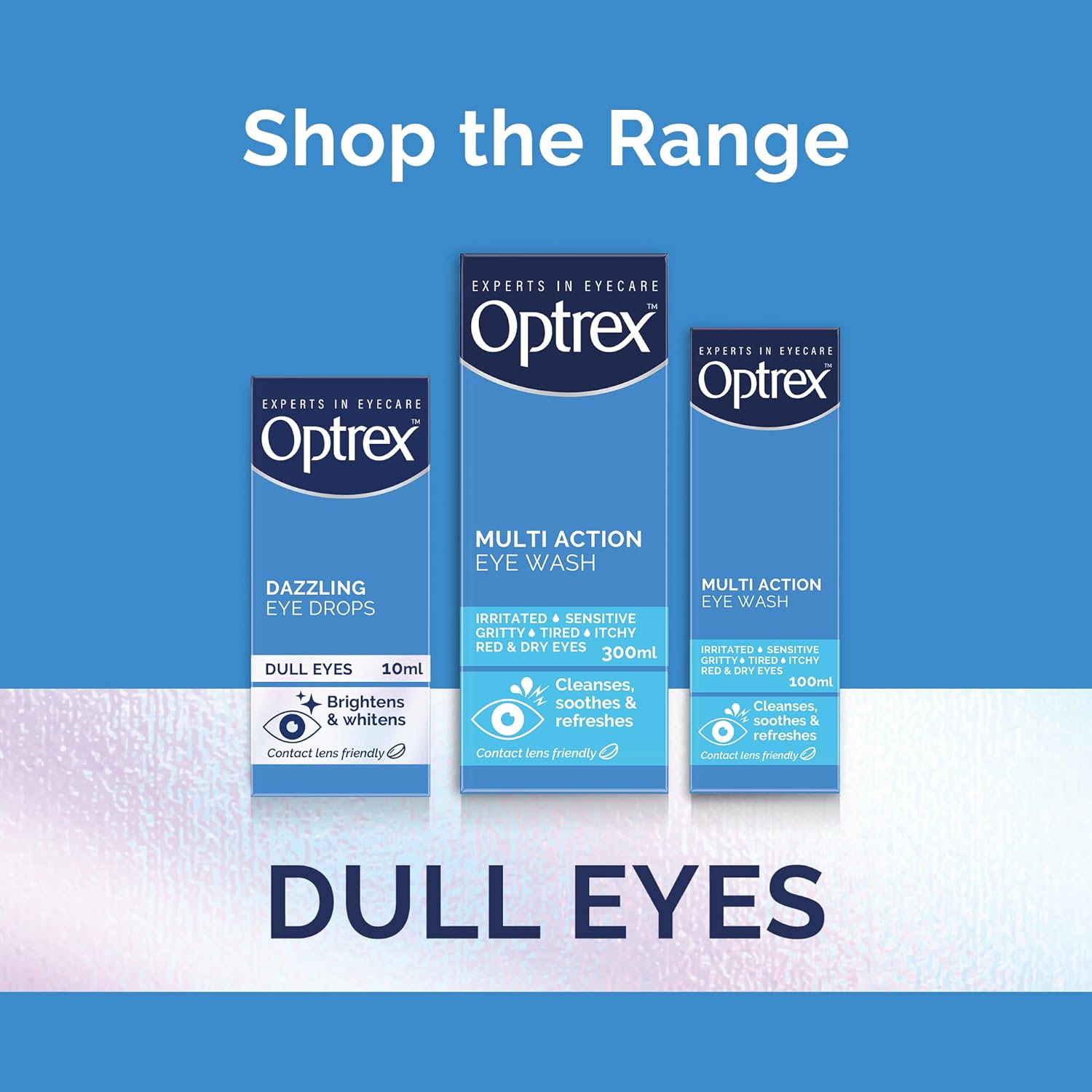 Optrex  Dazzling Eye Drops for Dull Eyes, brightens and revives, 10ml