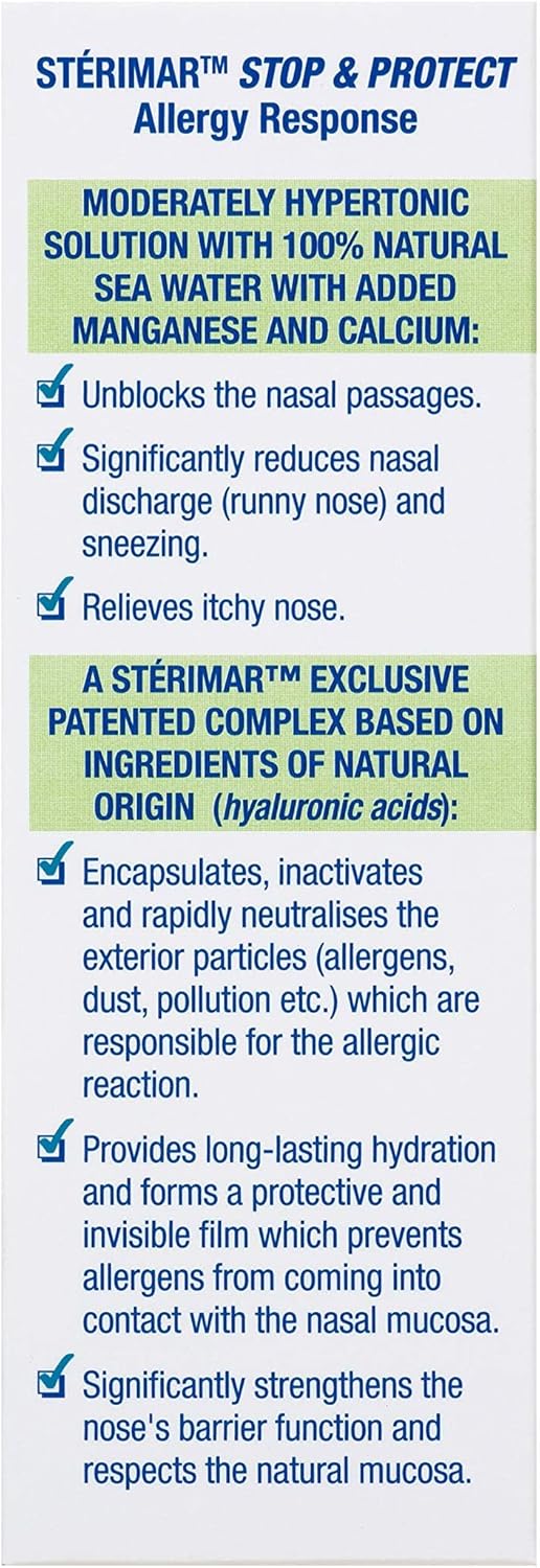 Sterimar Stop & Protect Allergy Response Nasal Spray 20ml
