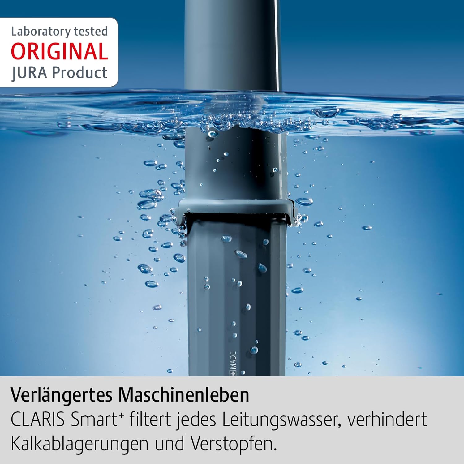 Jura 24233 Claris Smart+ Filter Cartridge, Set of 3, Plastic, Gray