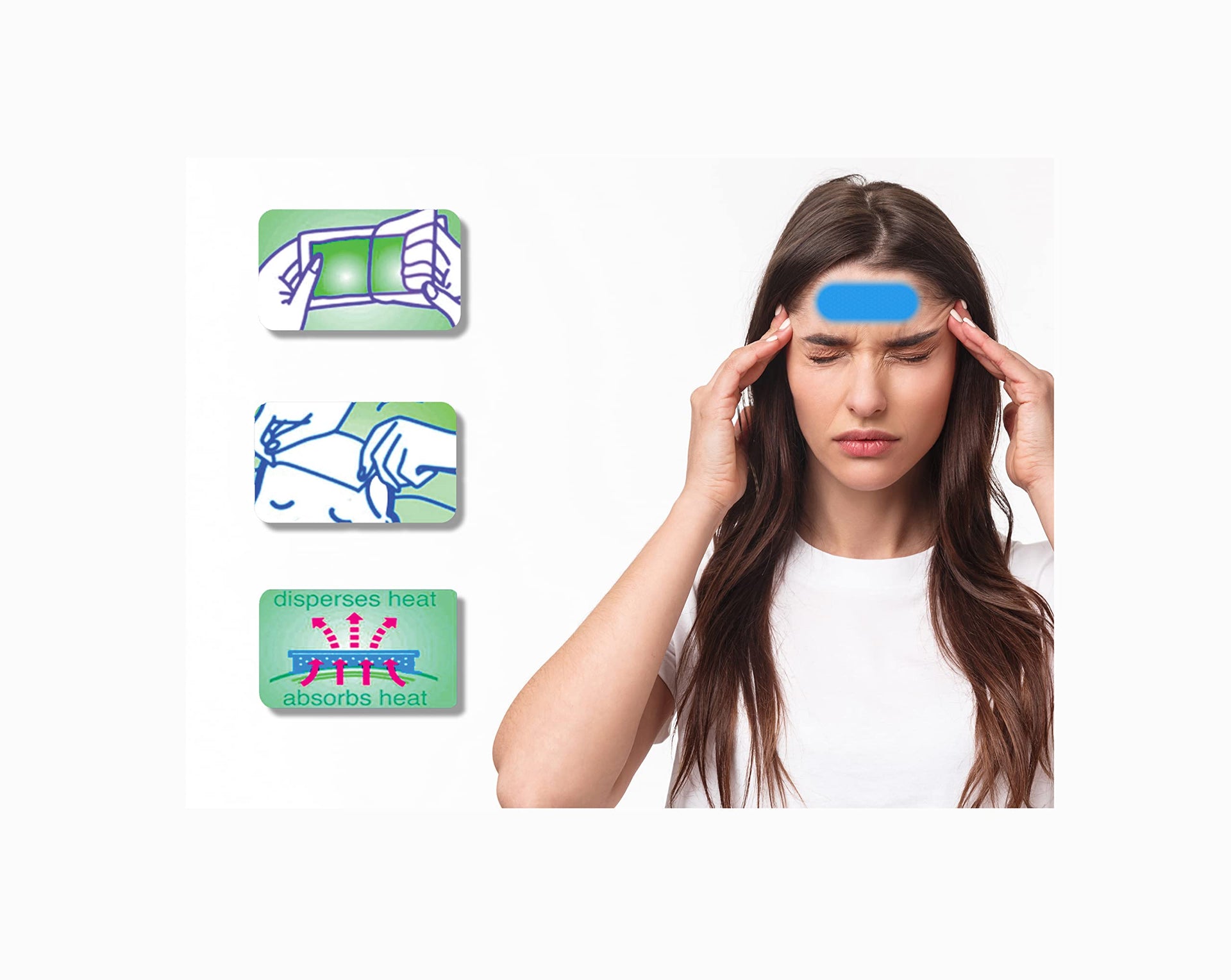 KNOXZY Menthol Cool Head Patches