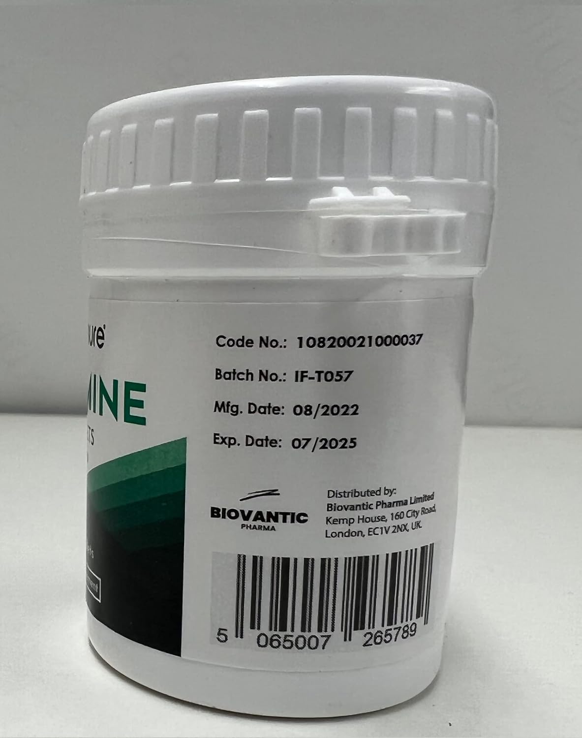 PuroSure Thiamine B1 – 50mg, 100 Tablets