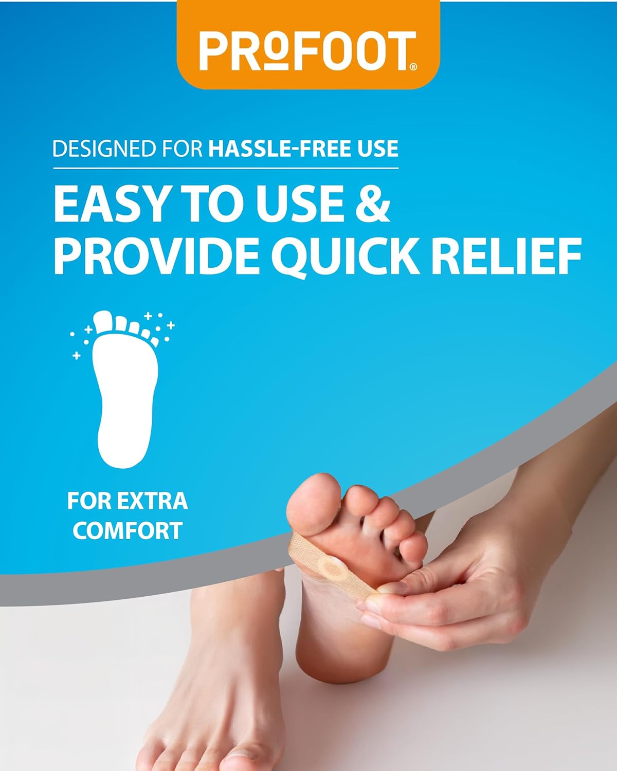 Profoot Corn Removal Plasters, 6 Adhesive Plasters | Pain Relief Corn Plasters