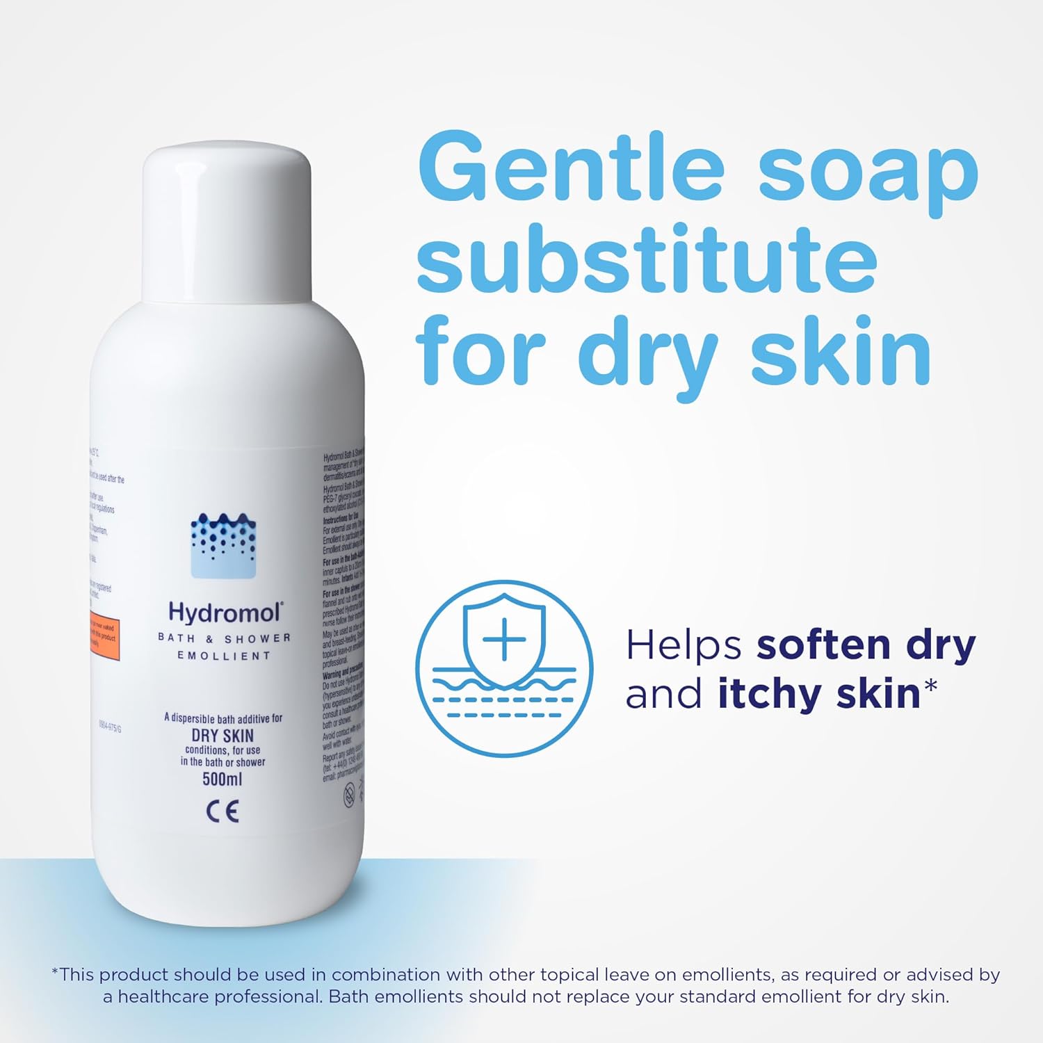 Hydromol Bath & Shower Emollient 500Ml