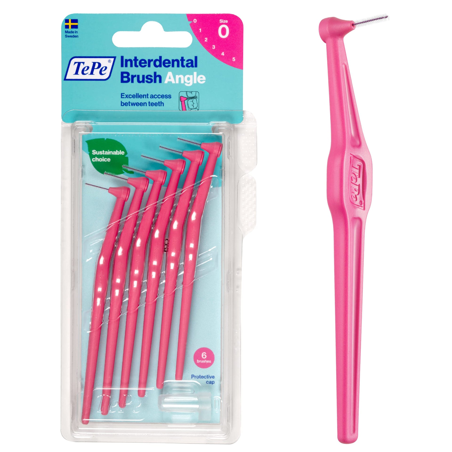 TePe Interdental Angle Brush 6 / 25 Brushes