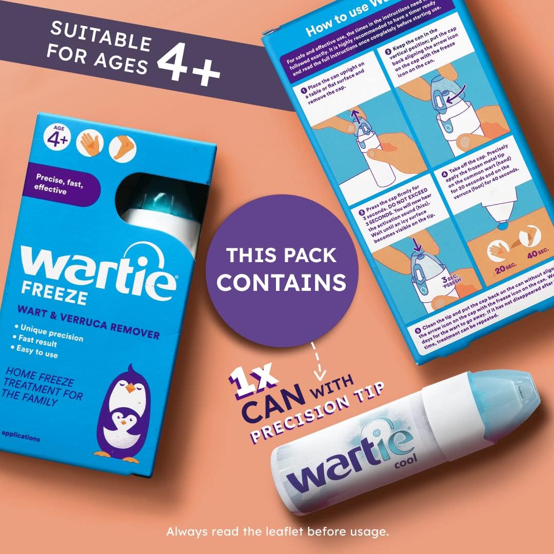 Wartie Freeze Wart and Verruca Remover - 15 Applications