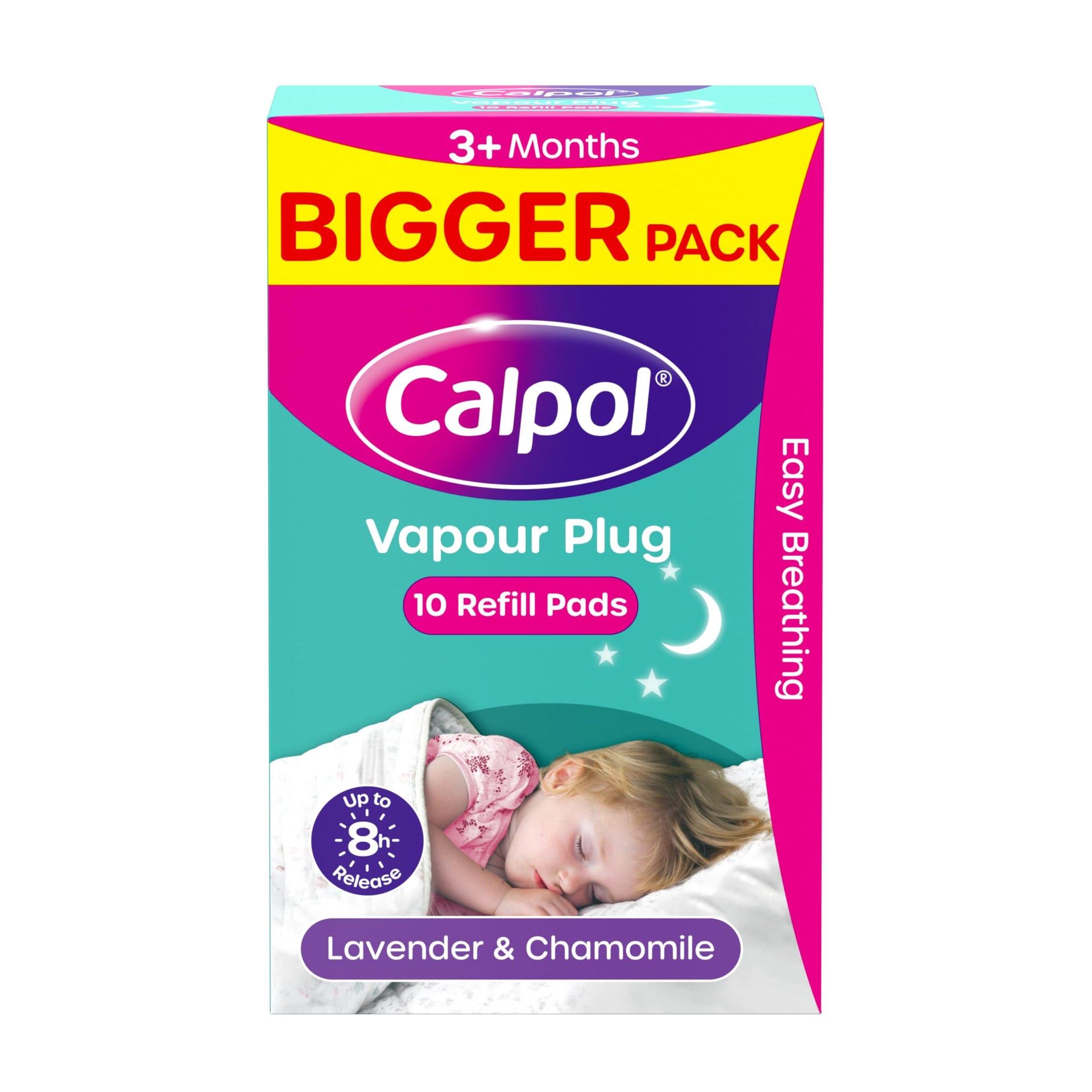 Calpol Vapour Plug XL Refill Pads 10 Count | Lavender and chamomile