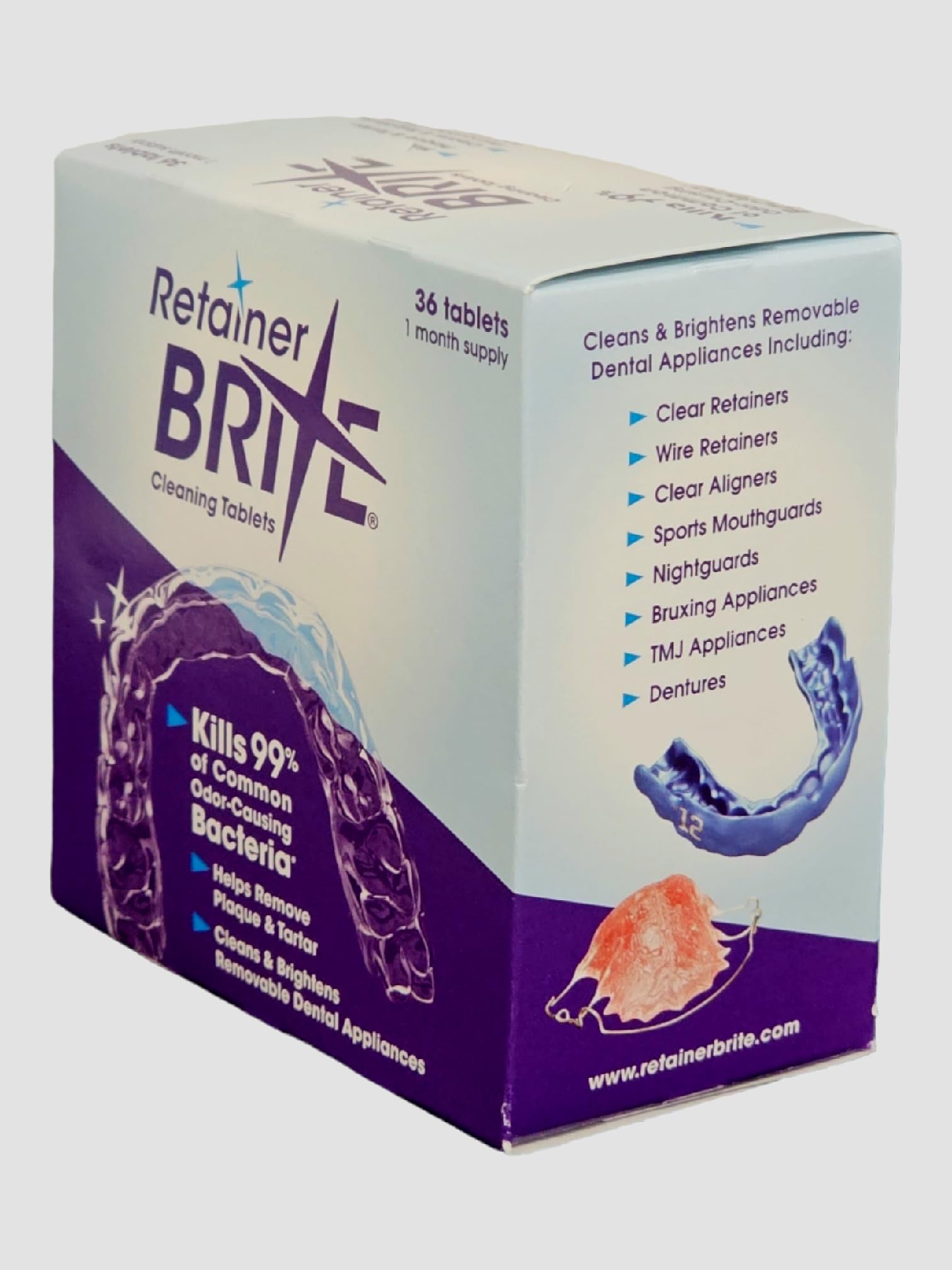 Retainer Brite Cleaning Tablets - 36 Tablets Oral Care