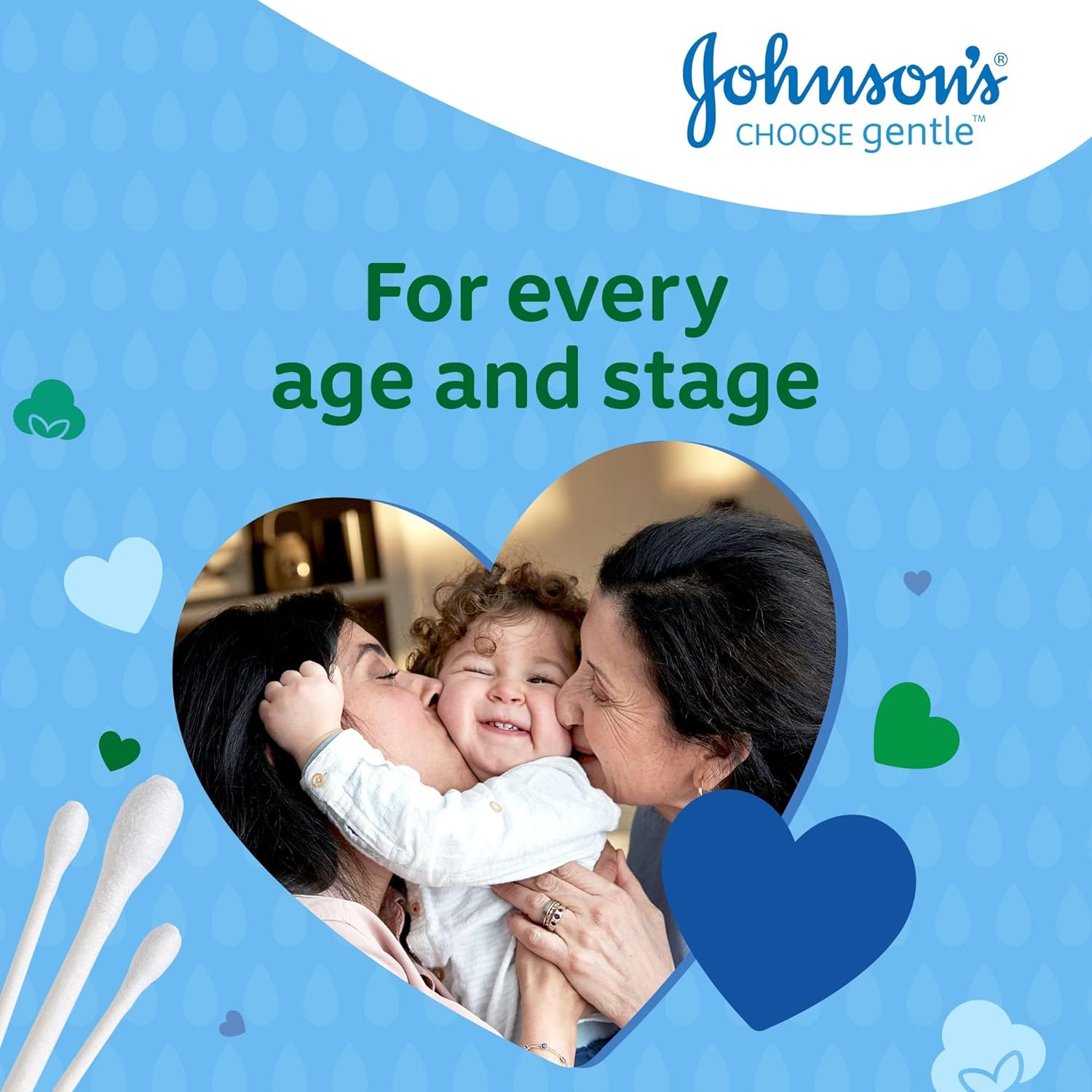 Johnson's Cotton Buds (200 Buds) - Pack of 6