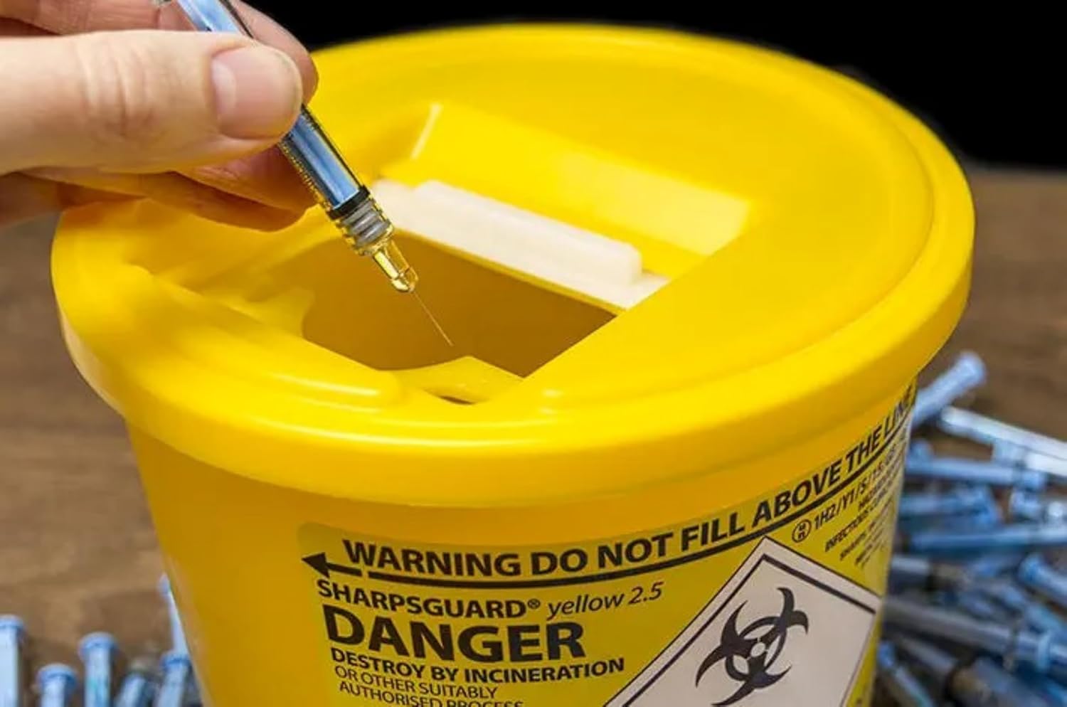 Sharpsguard Sharps Bin 5L Yellow