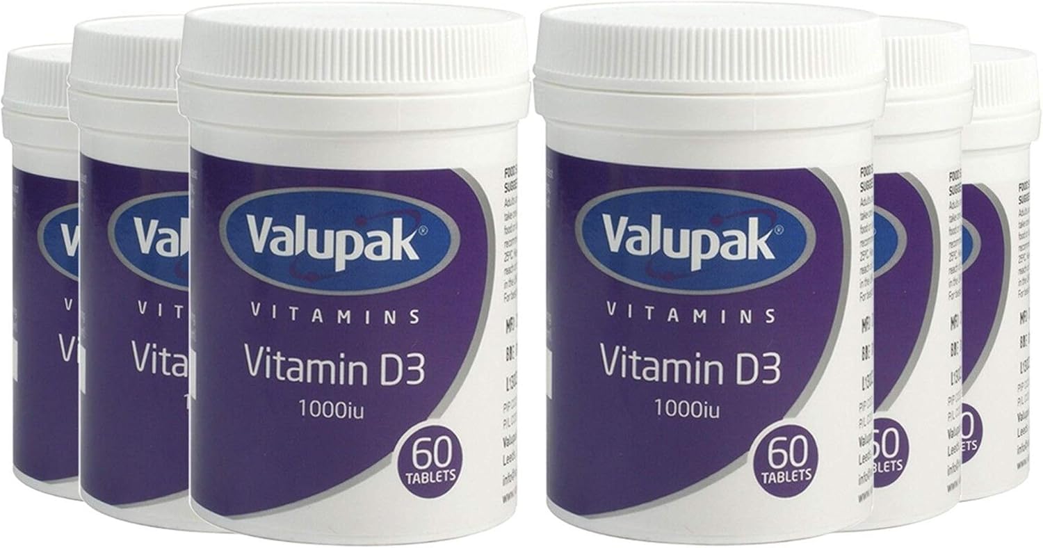 Valupak Vitamin D 1000Iu 6Pack