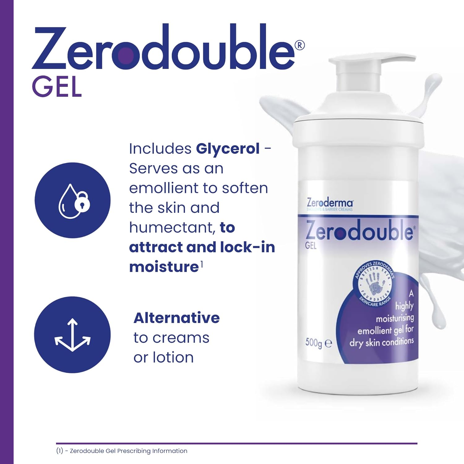 Zeroderma Zerodouble 2-in-1 Gel 500g