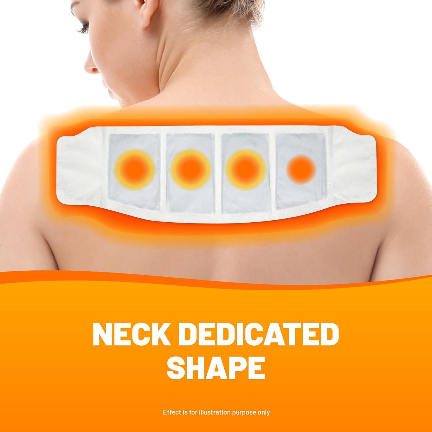 Cura-Heat Neck and Shoulder Pain Direct-to-Skin | 3 Patches