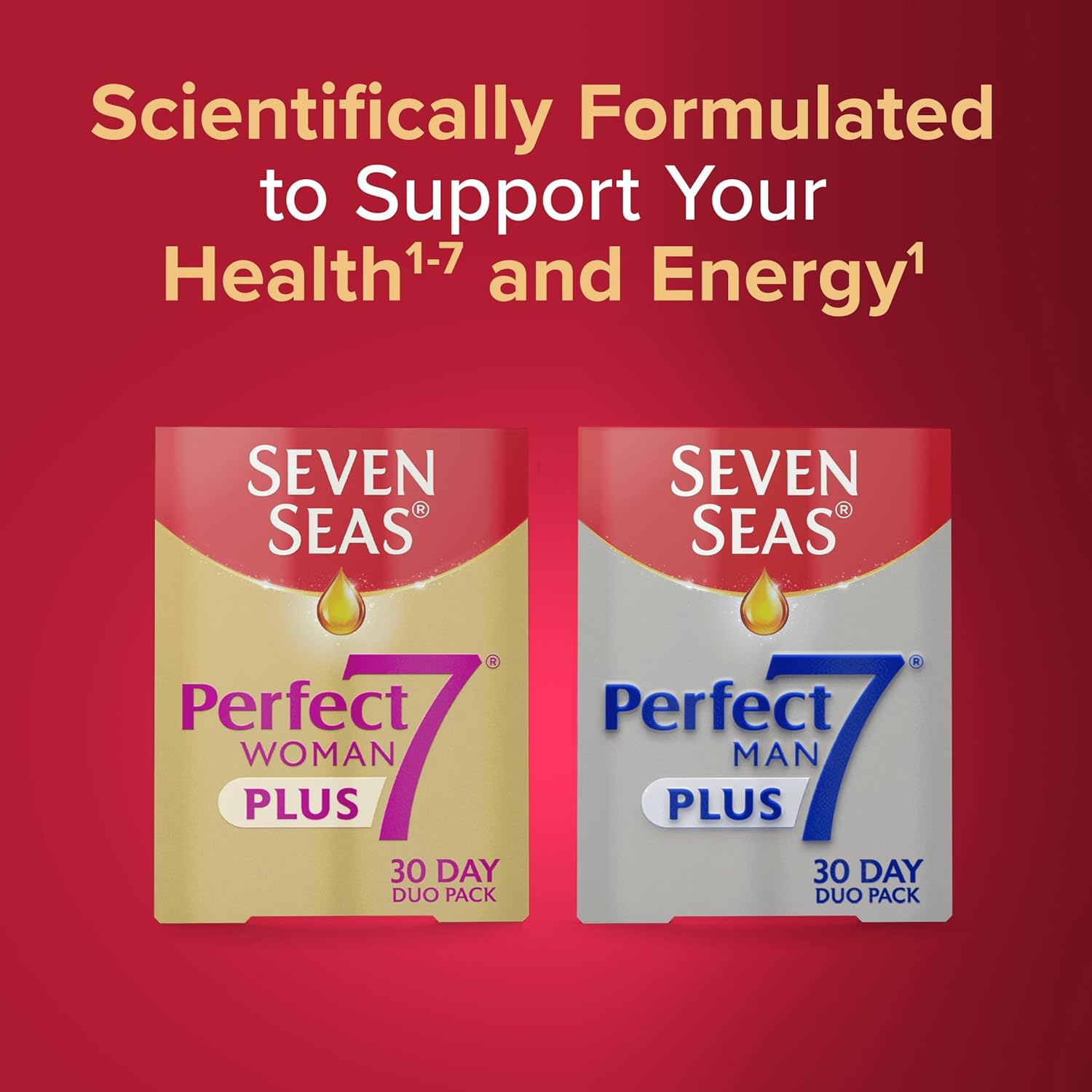 Seven Seas Perfect7 Woman Multivitamin Duo Pack: 30 Capsules + 30 Tablets