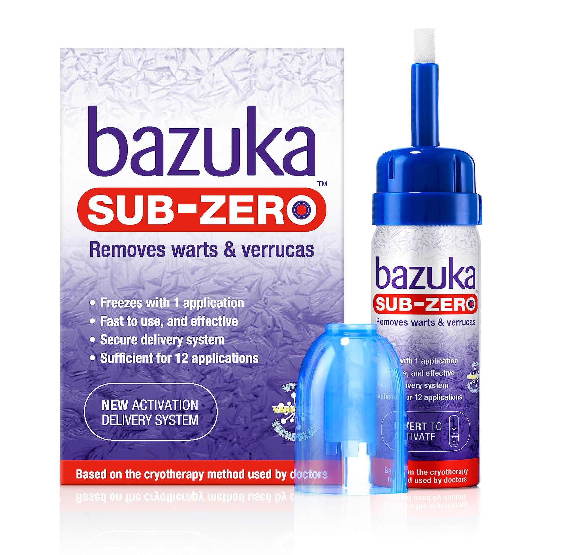 Bazuka Sub-Zero 50g Freezing Device for Removal of Warts and Verrucas
