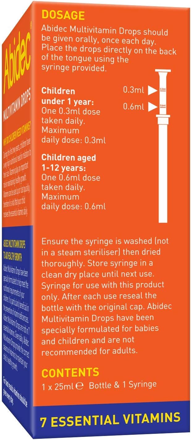 Abidec Kid Baby Multivitamin Drops 25 ml