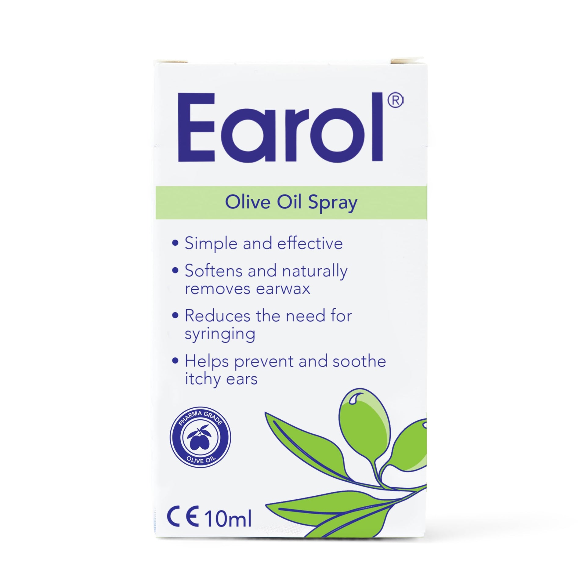Earol Olive Oil Ear Wax Removal Spray | 10ml Oil Spray Bottle