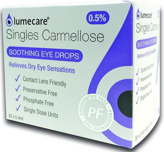 Lumecare Carmellose Soothing Eye Drops Singles – Preservative Free Relief