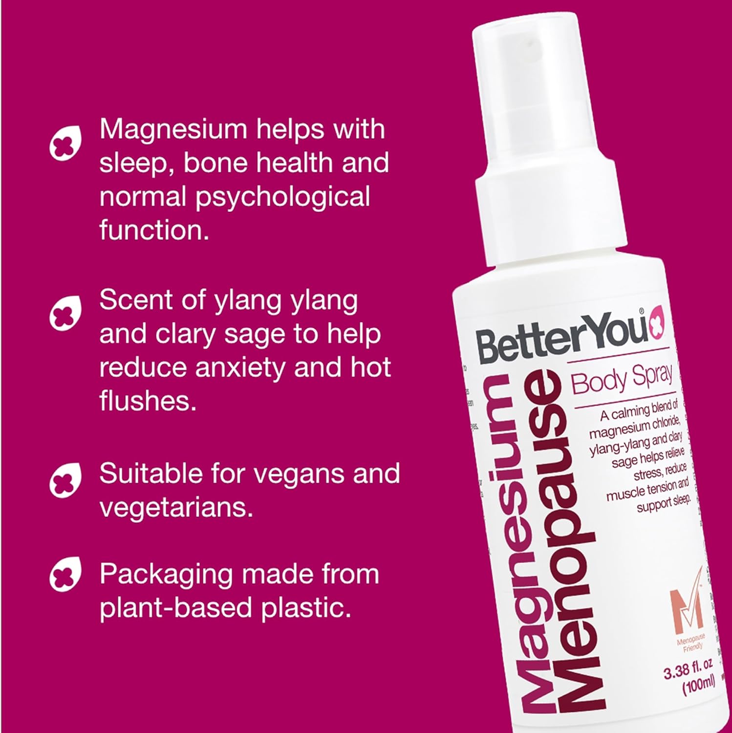 BetterYou Menopause Oil Body Spray 3.4 oz