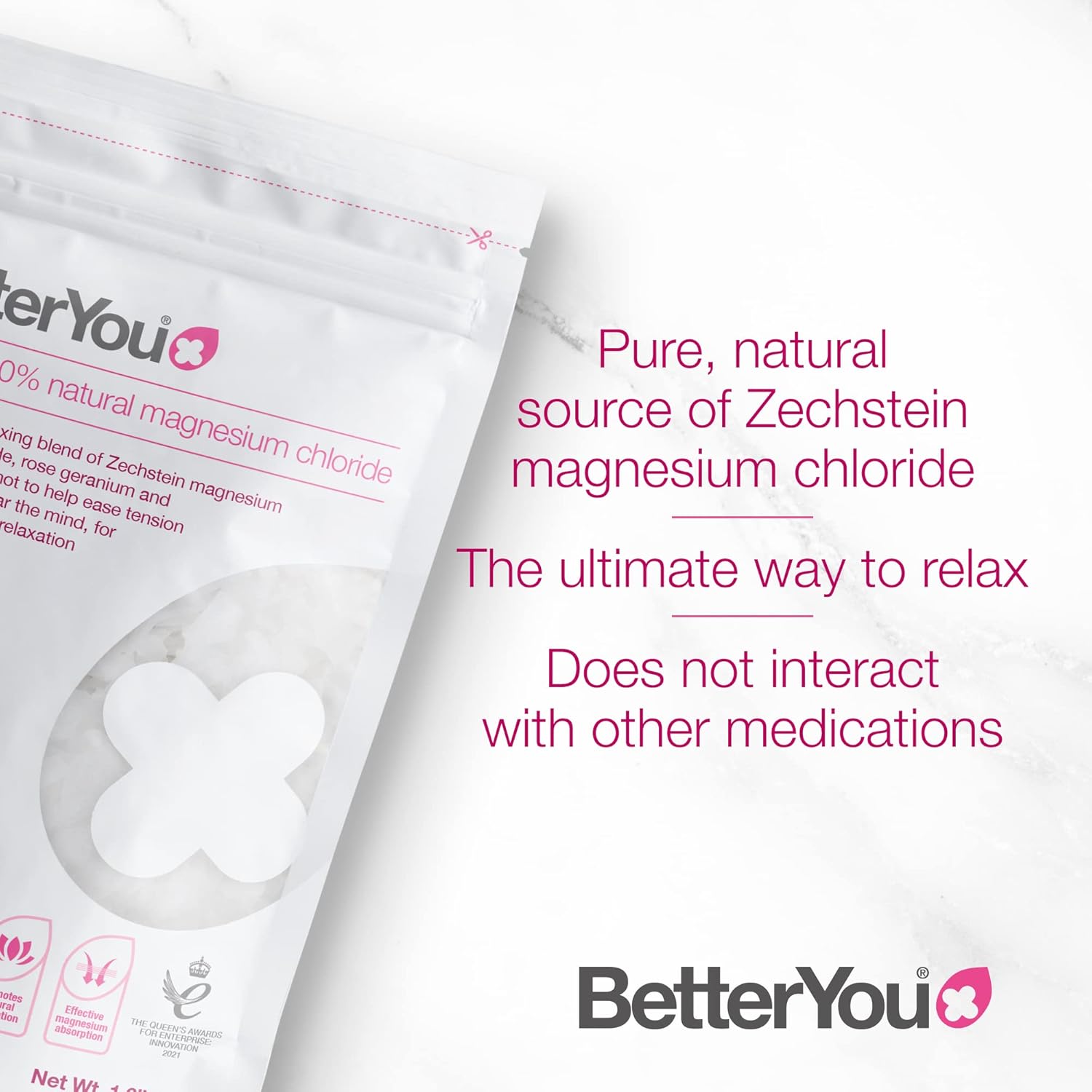 BetterYou Magnesium Relax Bath Flakes 750g