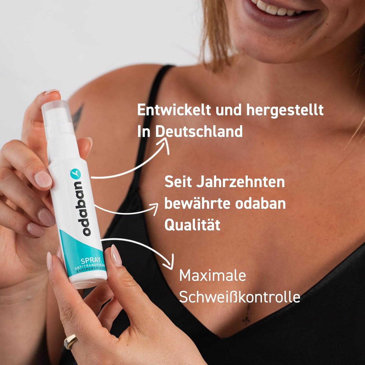 Odaban Antiperspirant Deodorant Spray for Excessive Sweating 30 ml