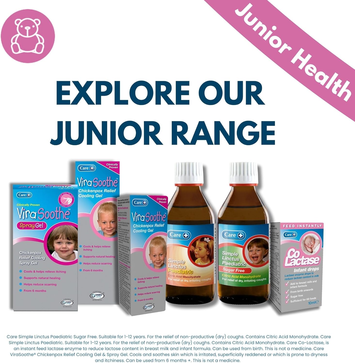 Care+ ViraSoothe Gel 50g Chickenpox Relief | Cools and Soothes Skin