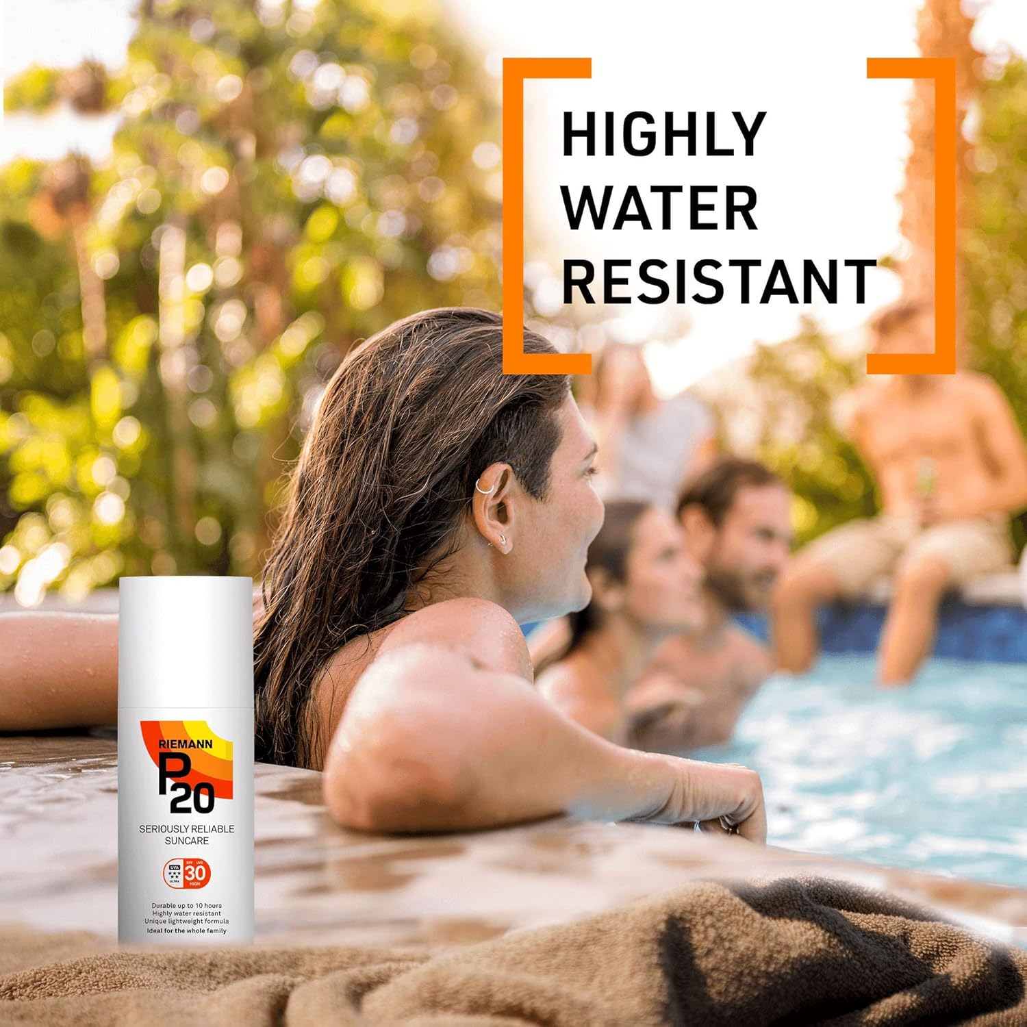 Riemann P20 Sunscreen SPF30 Spray, Highly Water Resistant 200ml