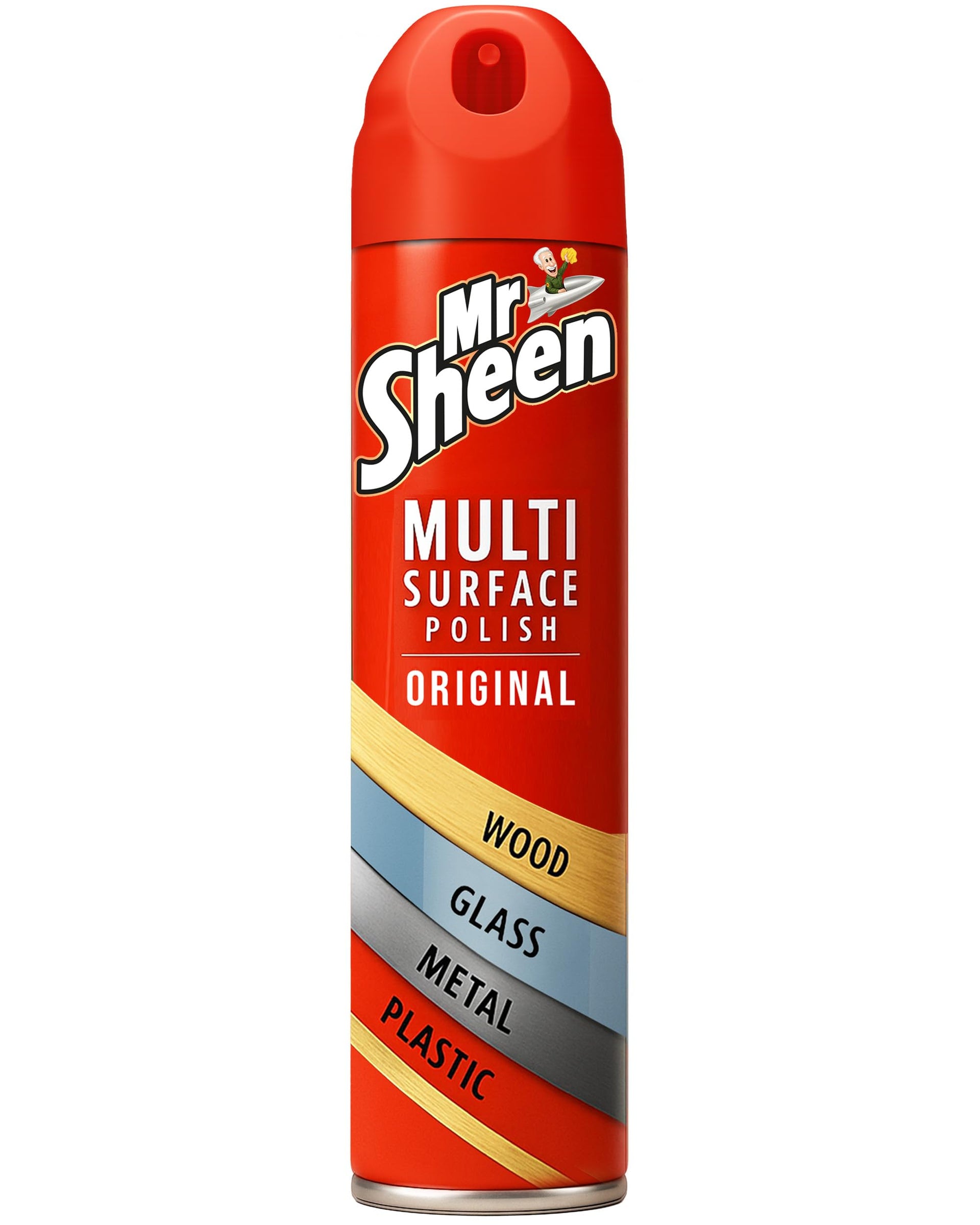 Mr Sheen Original Multi Surface Polish Spray 250ml | For Use on Wood, Plastic, Glass and Metal