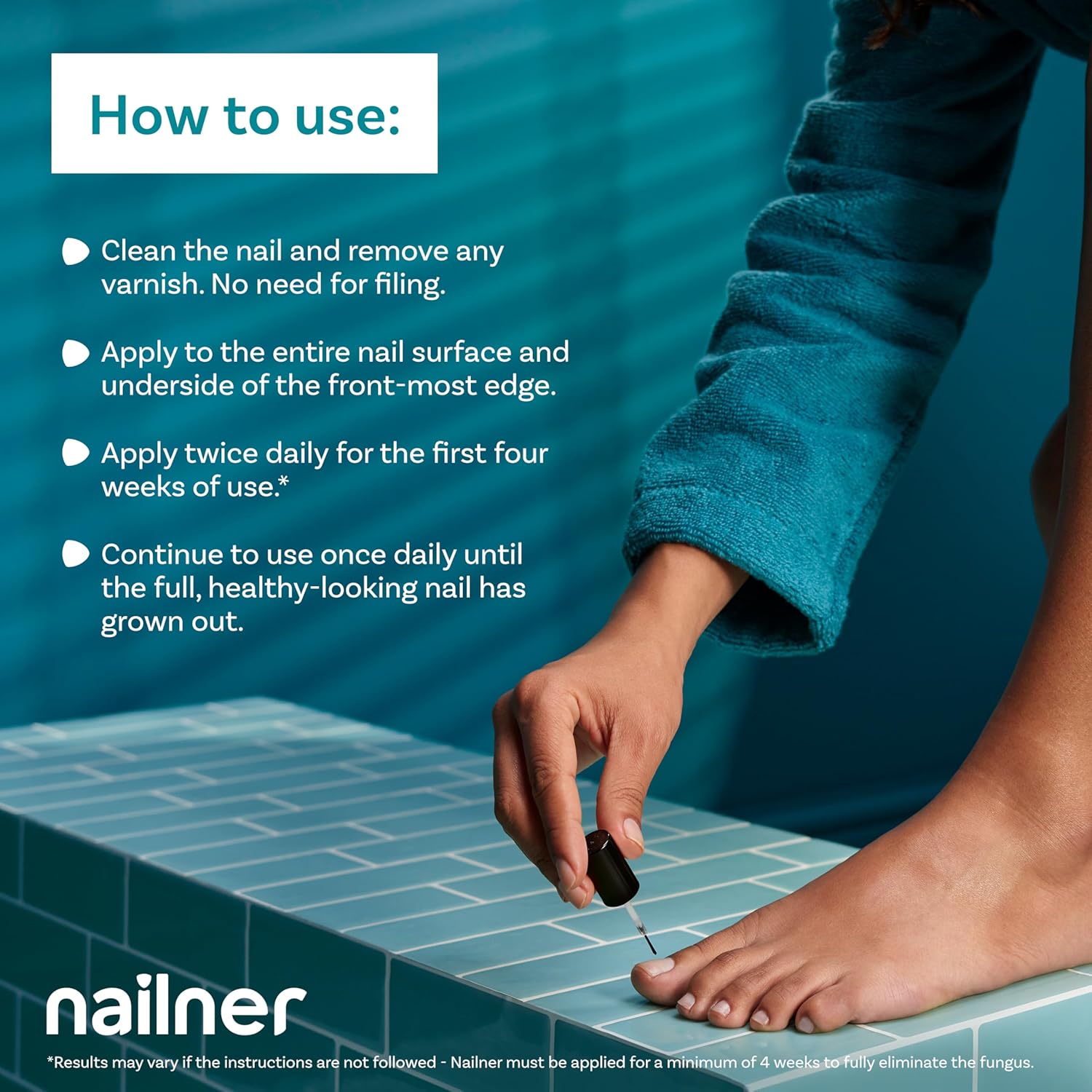 Nailner Anti Fungal Nail Treatment Brush for Toenails 5 ml - 300 Applications