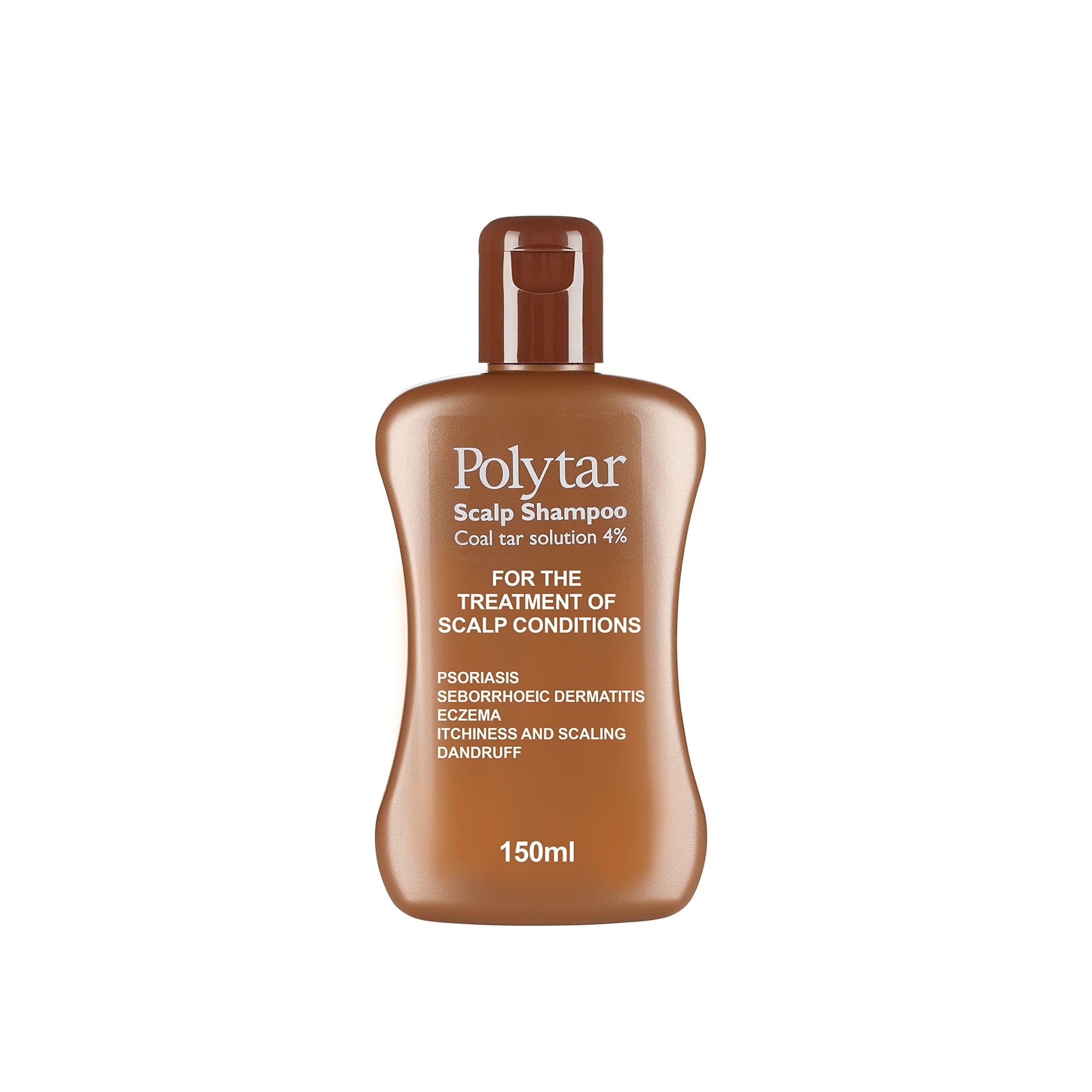 Polytar Scalp Shampoo 150 ml | Treats Psoriasis, Seborrhoeic Dermatitis, Eczema, and Dandruff
