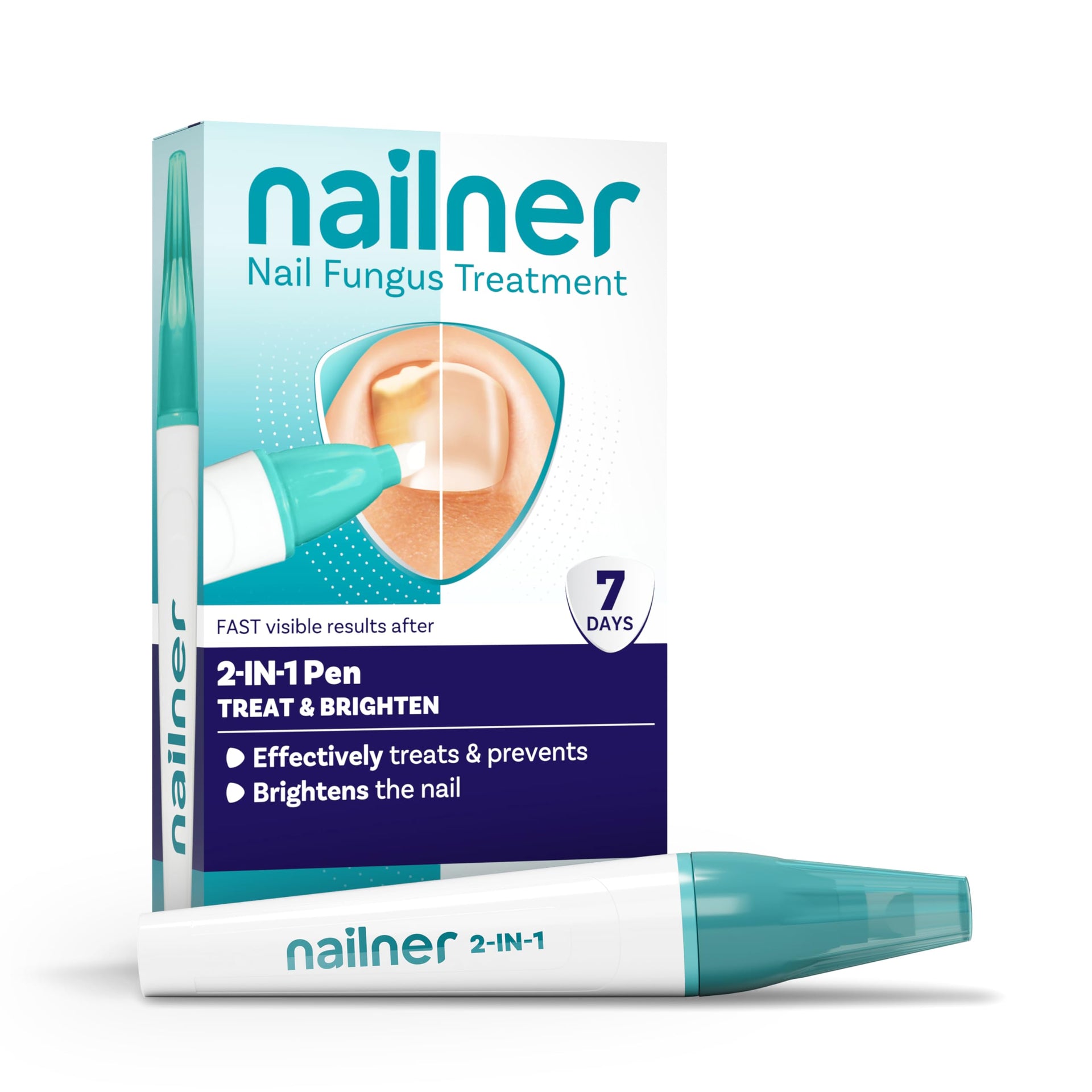 Nailner Fungal Nail Treatment Pen 4 ml - Extra Strong Anti Fungal Nail Treatment for Toenails