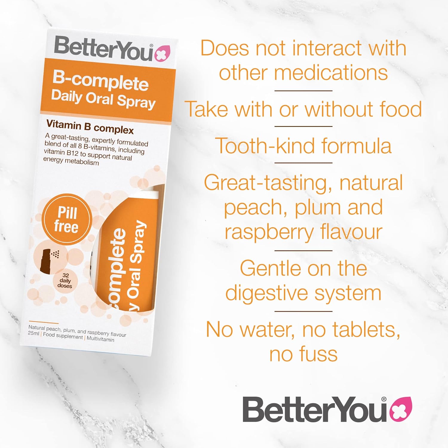 BetterYou B-Complete Daily Oral Spray 1-Month Supply