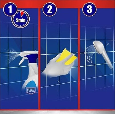 Viakal Limescale Remover Spray – 500ML for Bathroom & Kitchen