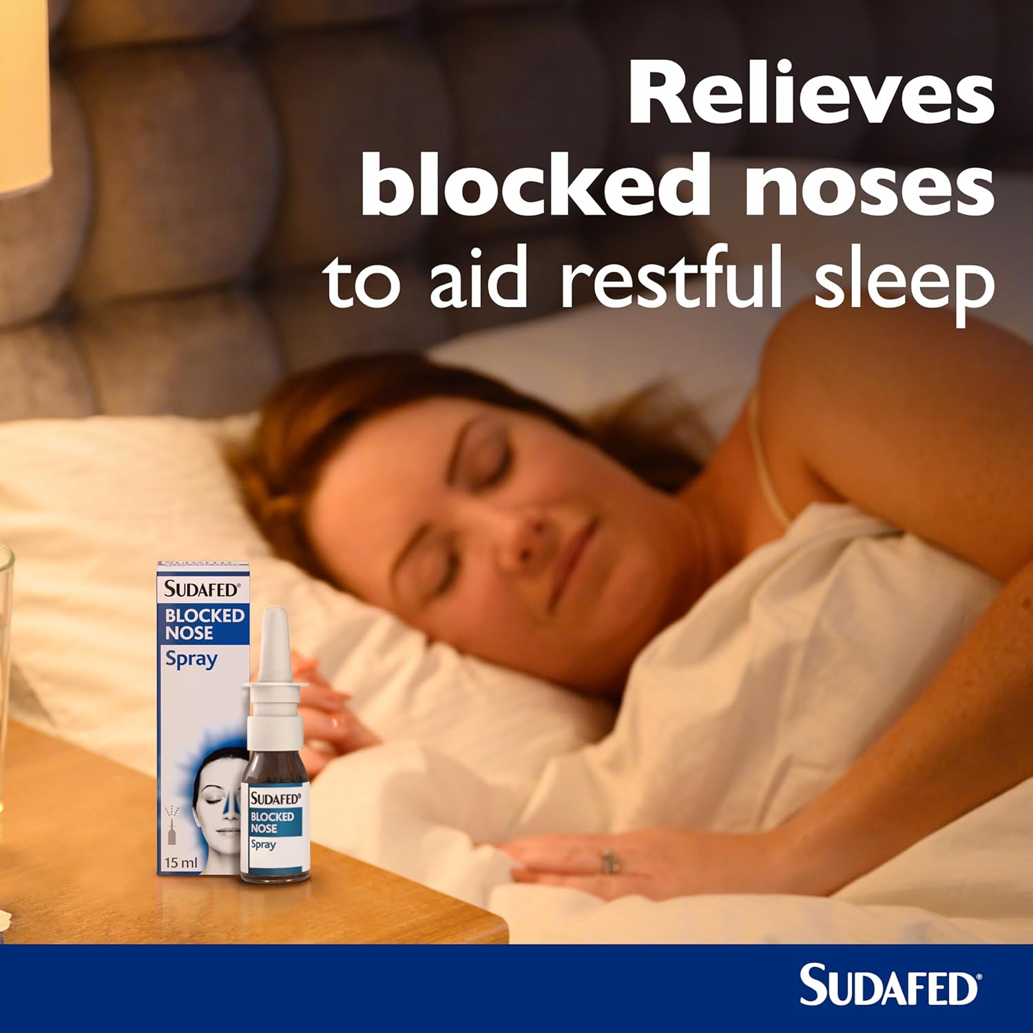 Sudafed Blocked Nose Spray – Fast Sinus & Allergy Relief, 15ml