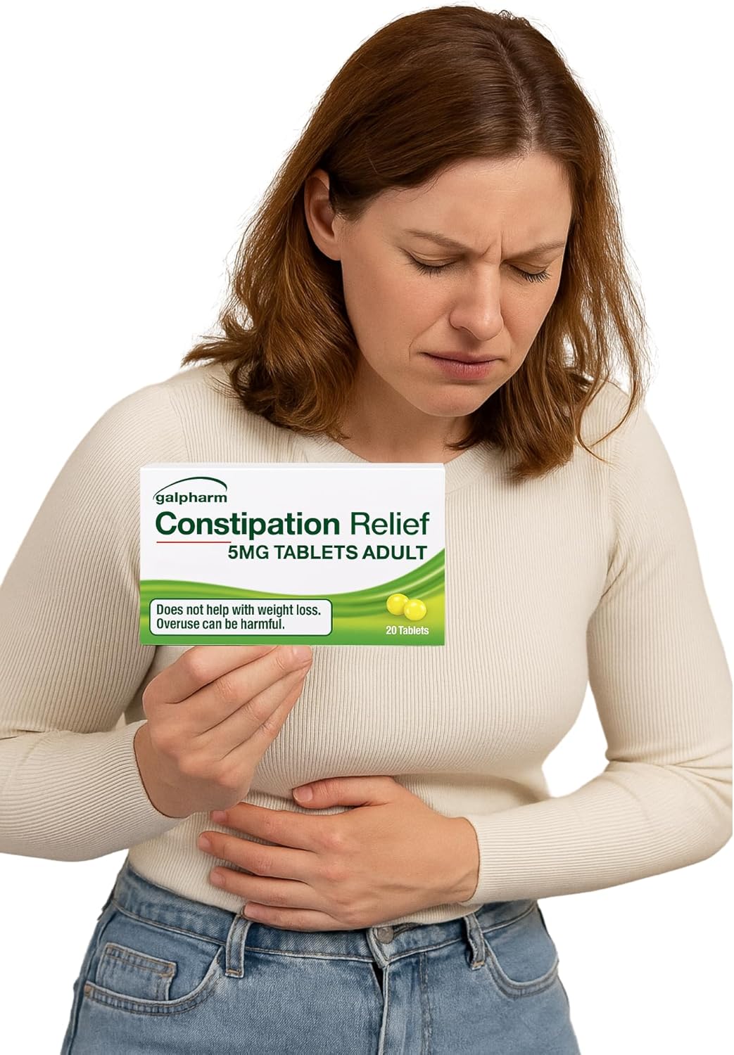 Galpharm Constipation Relief Bisocodyl 5mg 20 Tablets| Fast-Acting Laxative |Gentle Bowel Support for Adults & Children 12+
