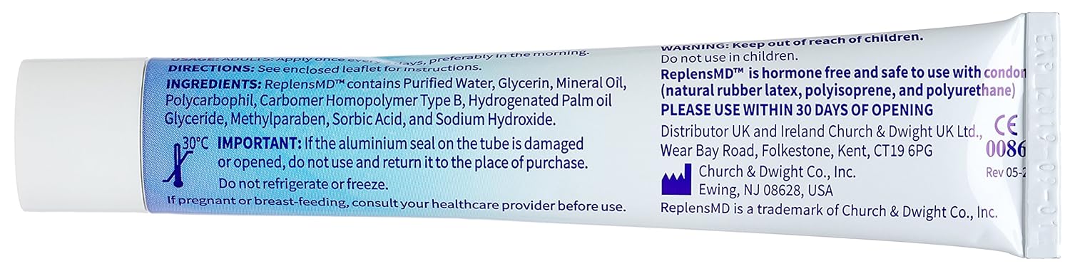 Replens Longer Lasting Vaginal Moisturiser, 35g