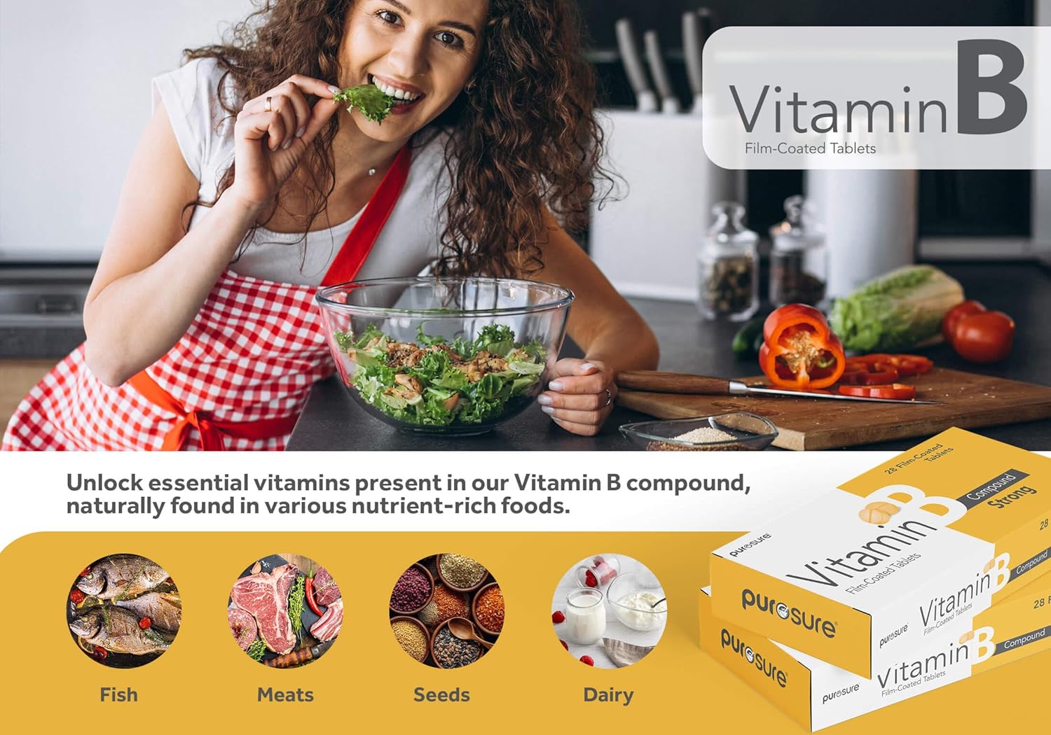 Purosure Vitamin B Compound 28 Film Coated Tablets