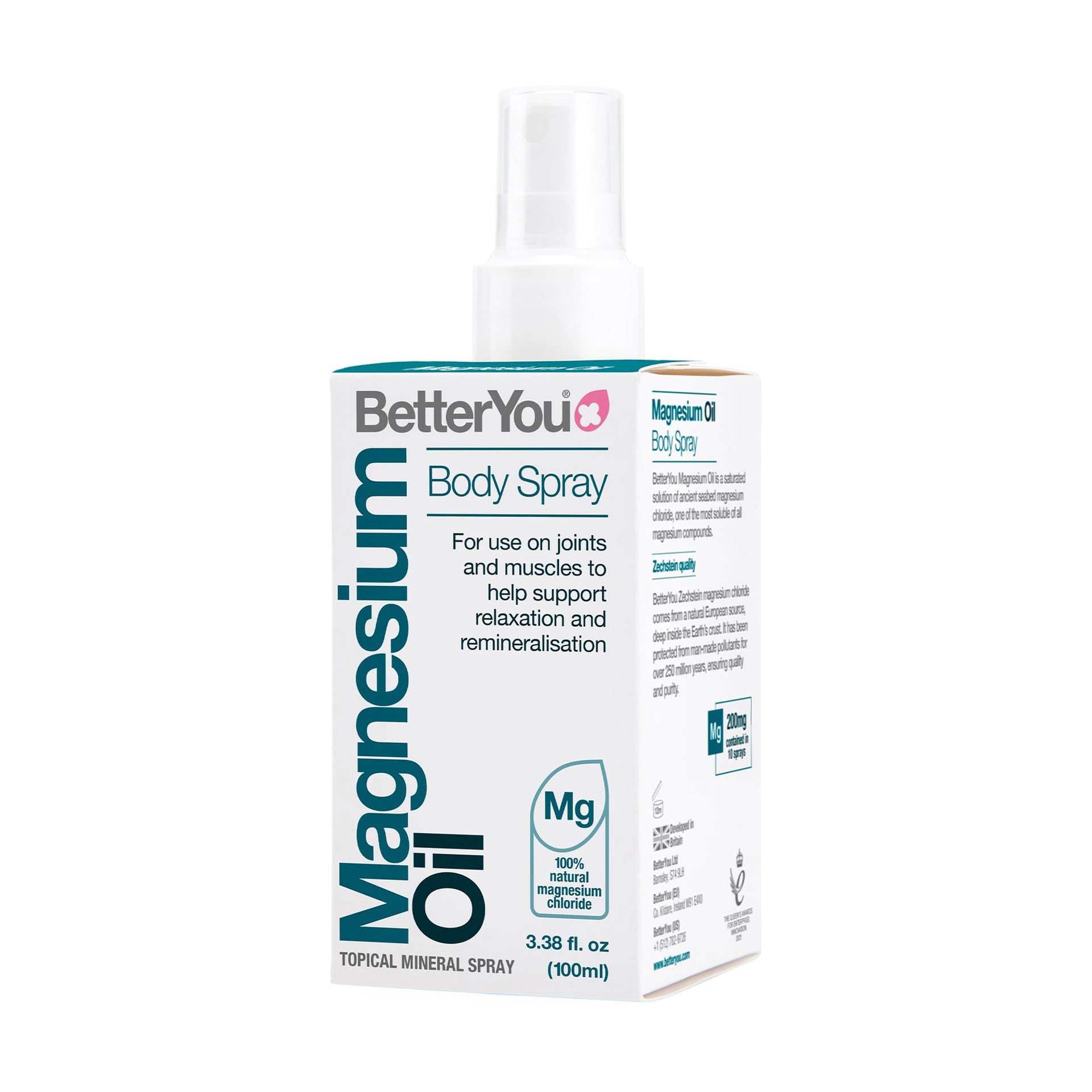 Better You Magnesium Oil Body Spray 100ml | For Sleep & Muscle Recovery