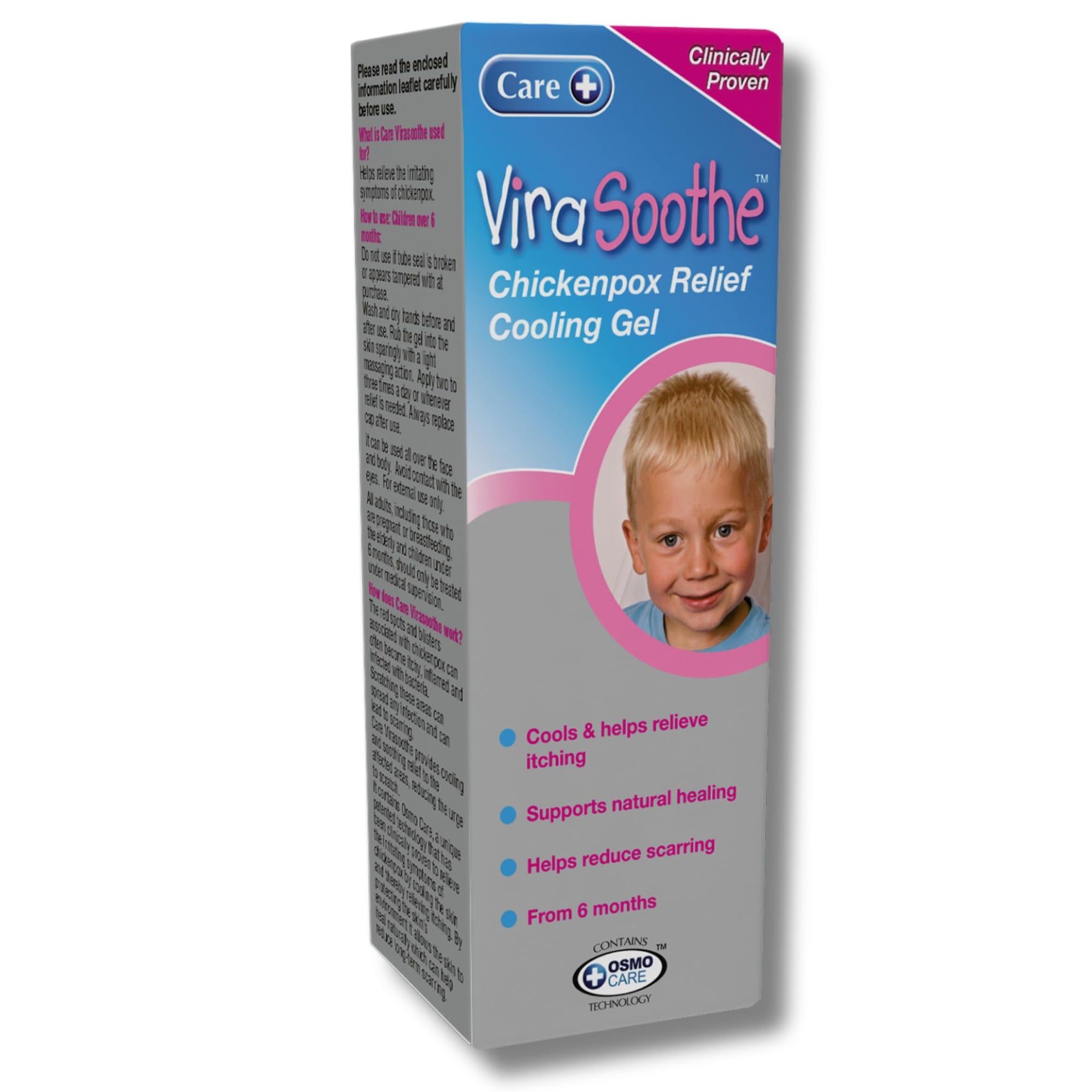 Care+ ViraSoothe Gel 75g  Chickenpox Relief | Cools and Soothes Skin