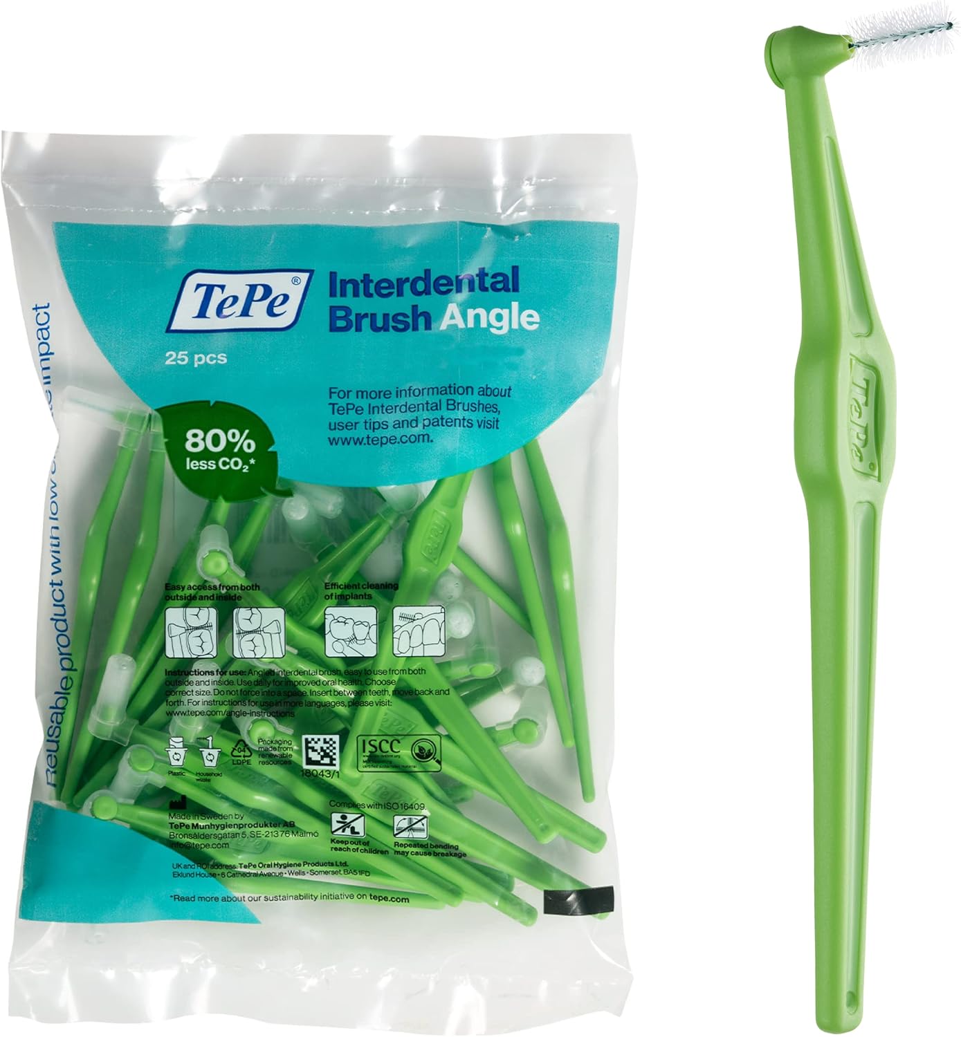 TePe Interdental Angle Brush 6 / 25 Brushes
