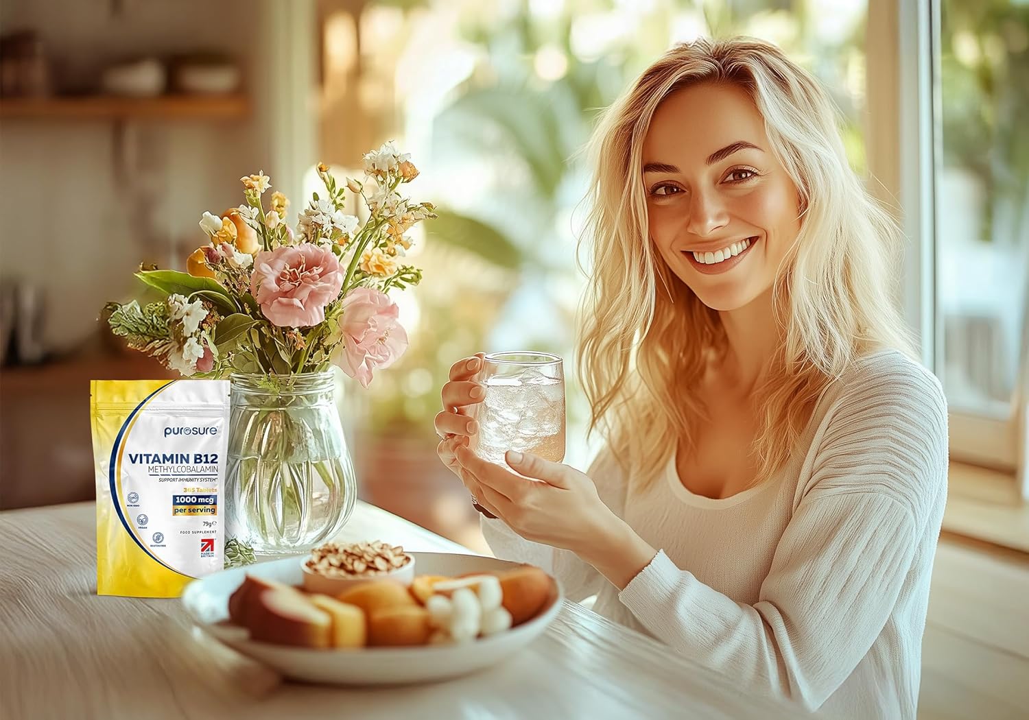 Purosure Vitamin B12 1000µg – 365 Vegan Tablets