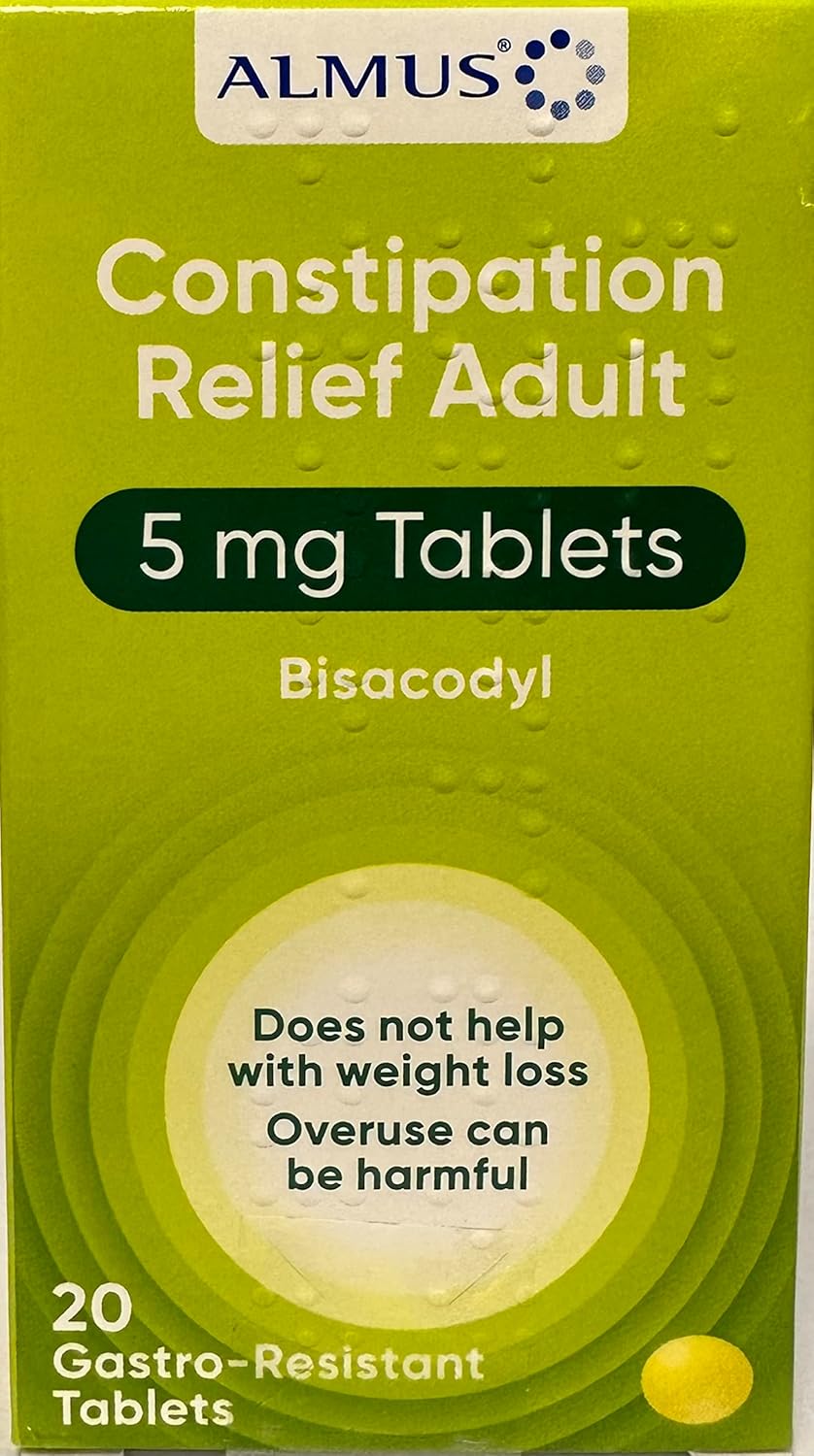 Almus Constipation Relief Gastro-Resistant 3 x 20 Tablets