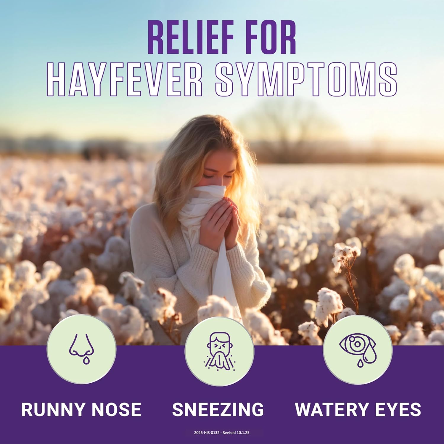 Histallay Hayfever & Allergy Relief 120mg Fexofenadine 30 Tablets Antihistamine 24hr Relief