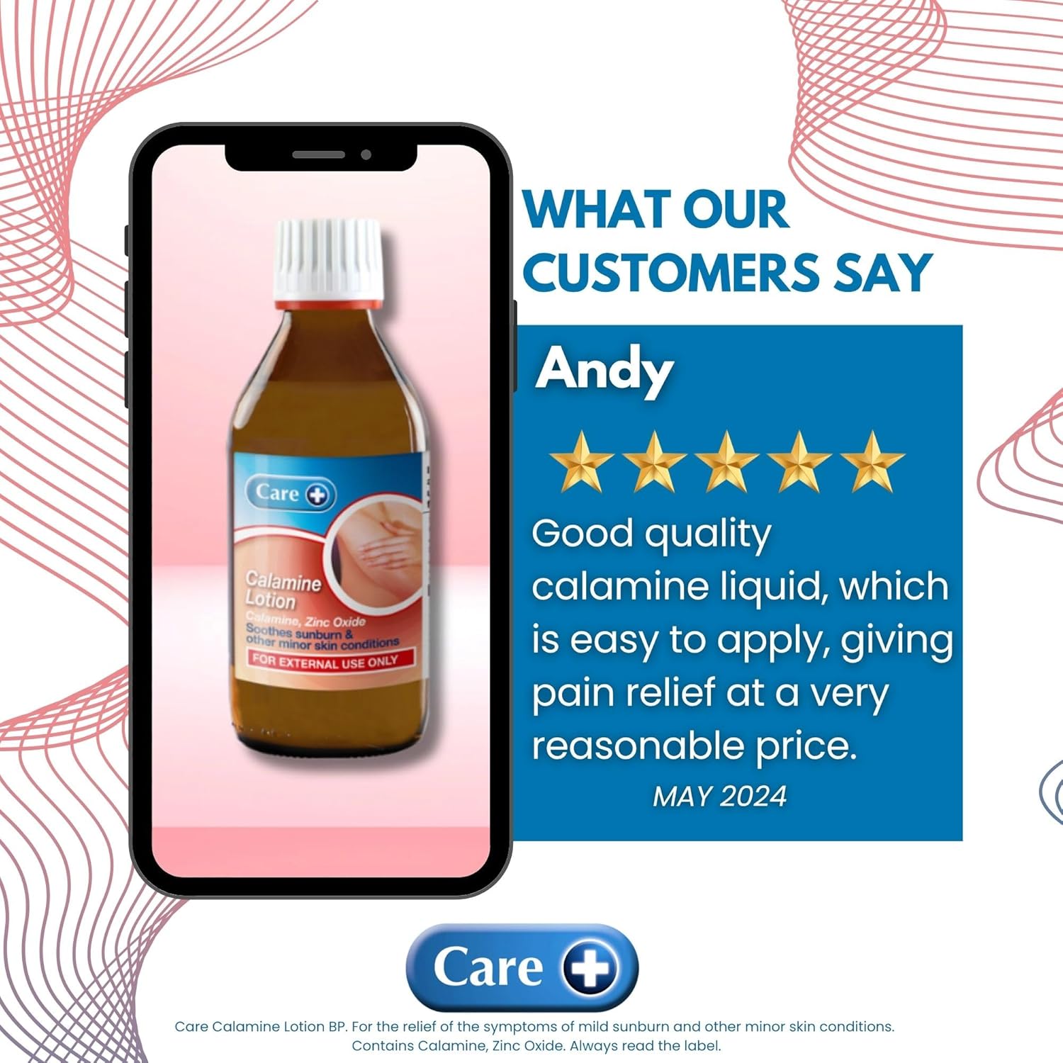 Care+ Calamine Lotion 200ml