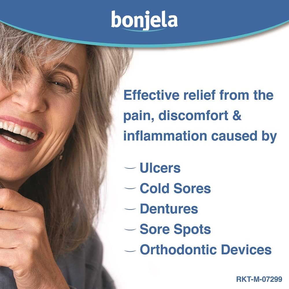 Bonjela 15g Oral Gel – Fast Pain Relief for Mouth Ulcers & Cold Sores