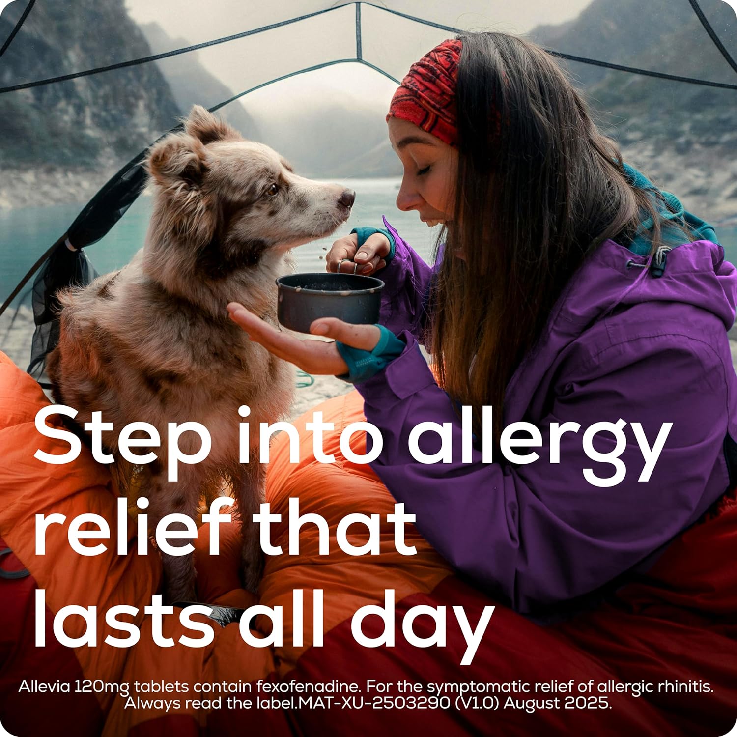 Allevia Fexofenadine 120MG Hayfever Allergy 15 Tablets