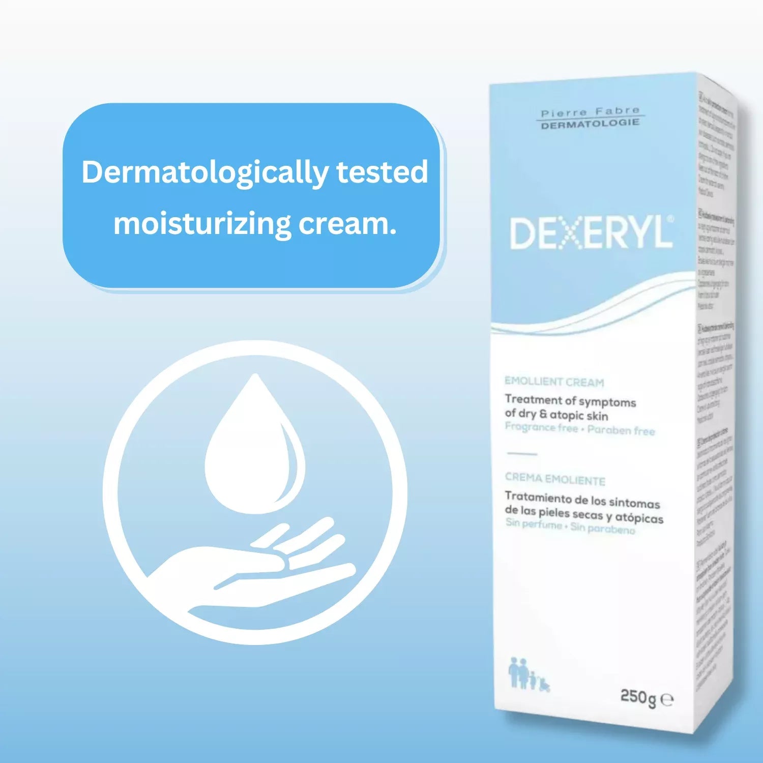 DEXERYL Moisturising Creams, 250 ml