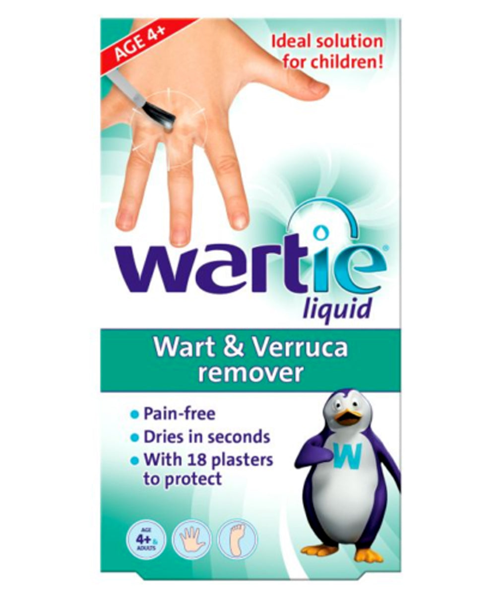 Wartie Liquid Verruca and Wart Remover for Fast Acting Pain Treatment 5ml