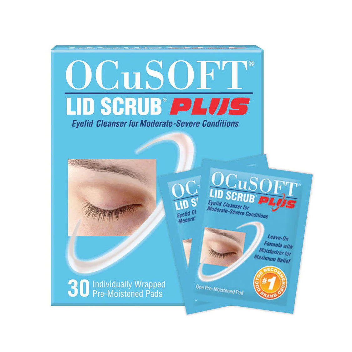Ocusoft Eyelid Cleanser, Extra Strength, Pre-Moistened Pads, 30 Pads
