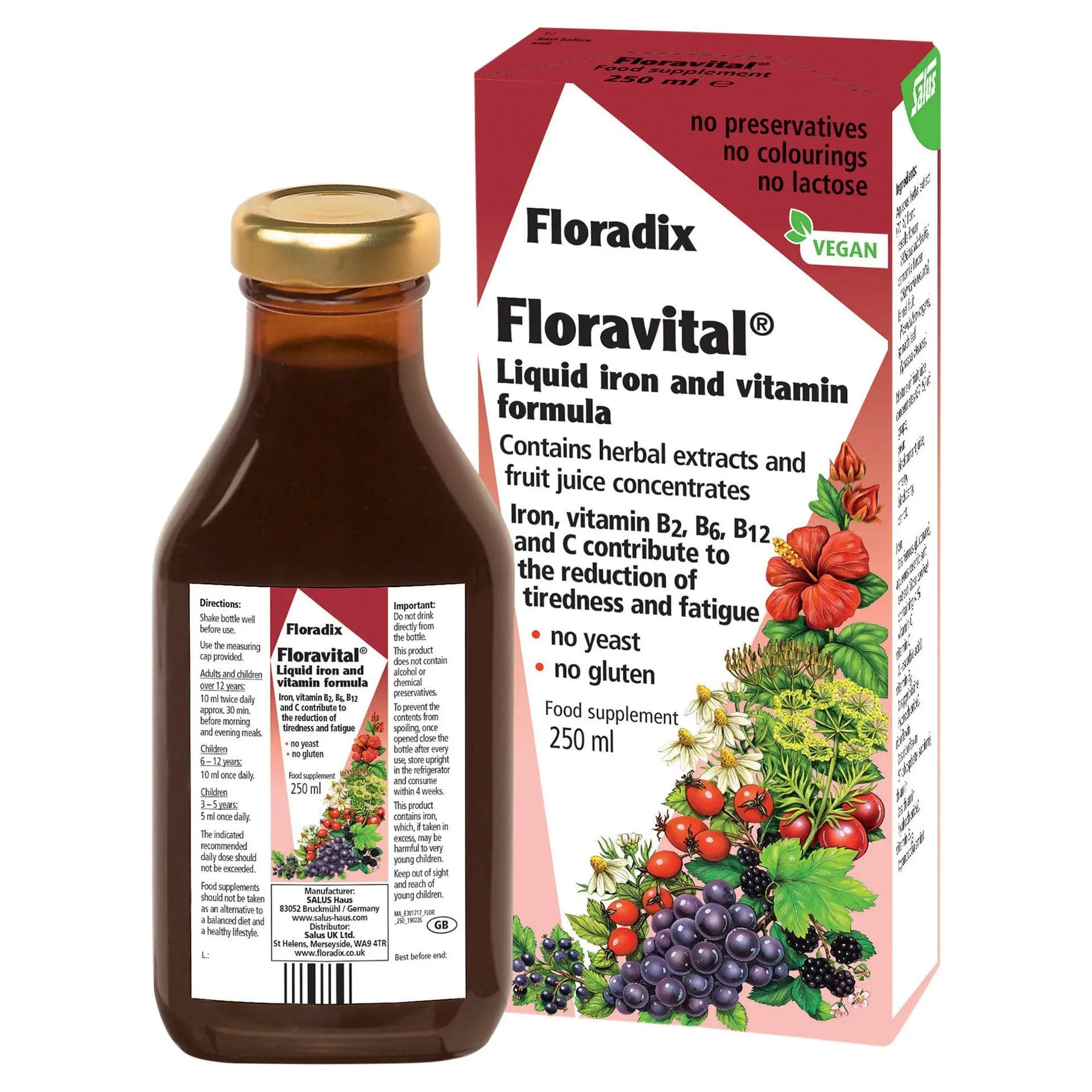 Salus - Floravital - Yeast Free - 250ml