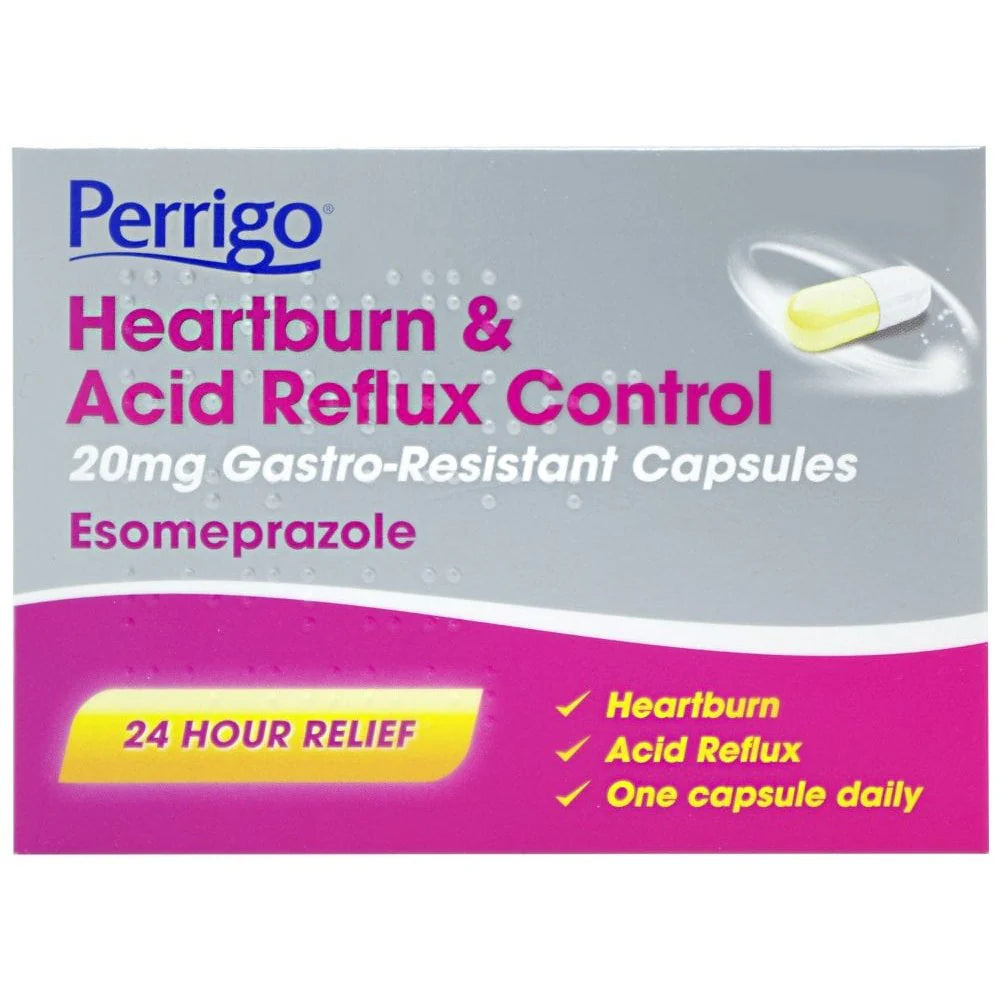 Perrigo Esomeprazole 20MG Heartburn Tablets